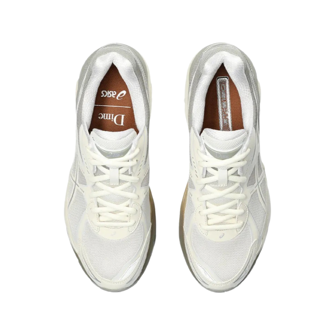 ASICS x Dime GT-2160 Running Shoes - Arctic Wolf/London Fog Colorway - Men's Retro Sneakers for Jogging, Gym Workouts & Streetwear Fashion