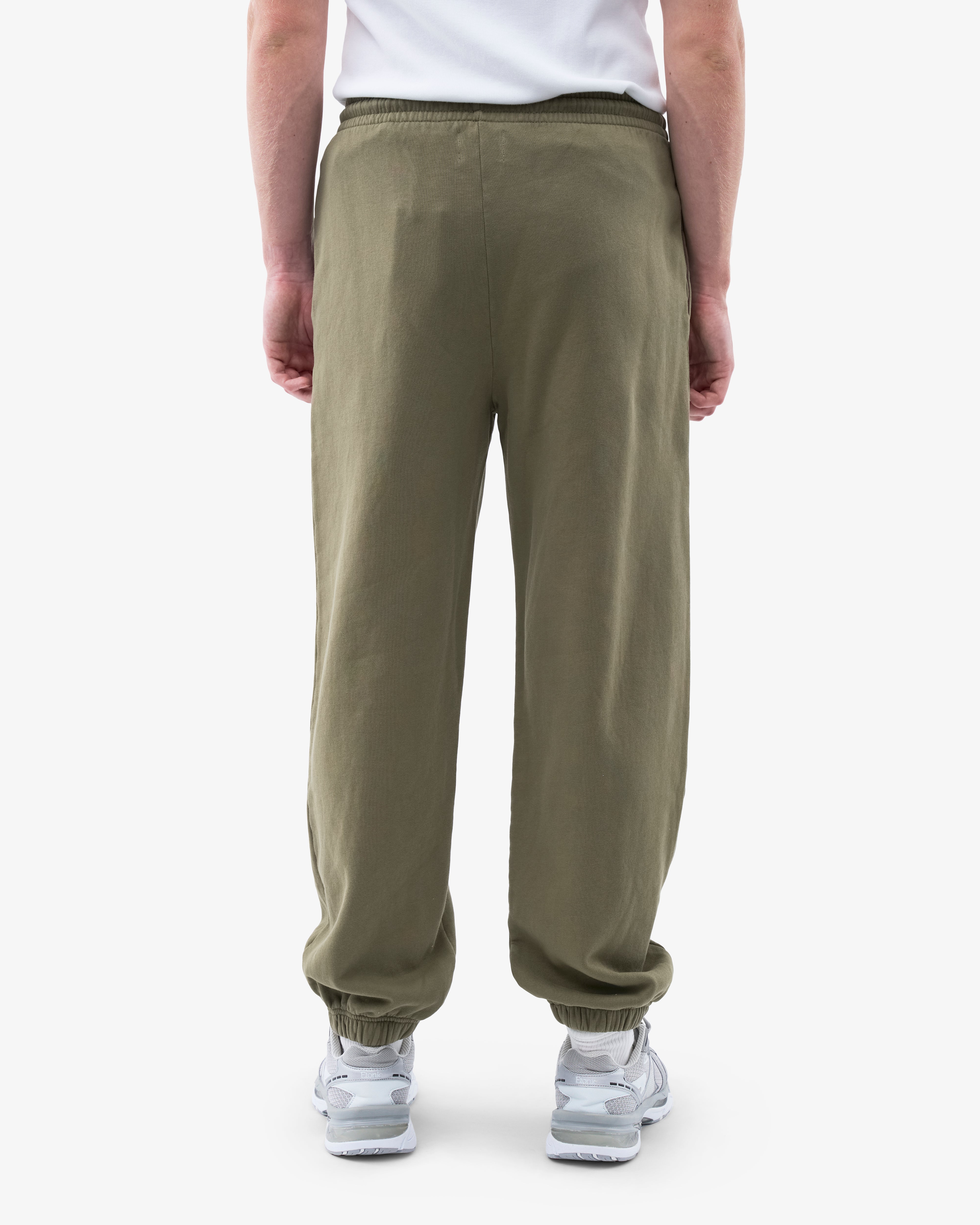 Organic Relaxed Sweatpants for Women - Soft & Comfortable Cotton Joggers in Dusty Olive - Perfect for Yoga, Lounge & Casual Wear