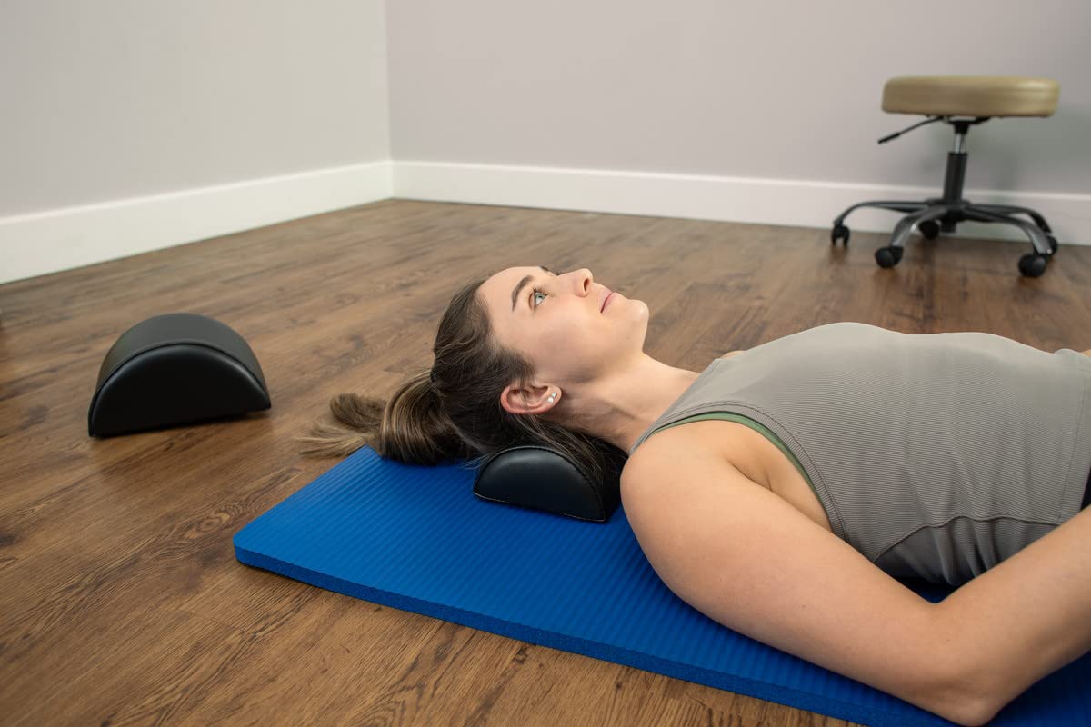 Balanced Body Half-Sphere Cylinder Cushion - Premium Workout & Pilates Equipment for Home Gym & Professional Studios | Perfect for Core Training, Yoga Support & Physical Therapy