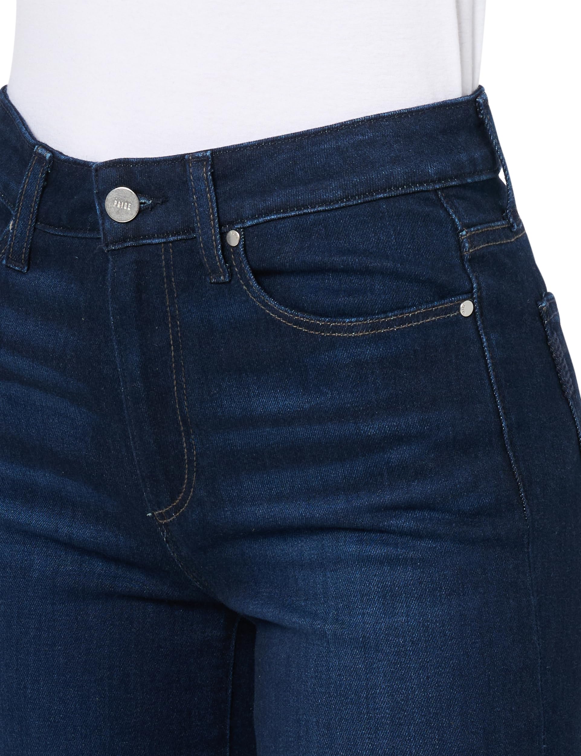 PAIGE Women's Genevieve Fog Luxe Coating Jeans - High Waist Skinny Denim Pants for Casual & Night Out | Perfect for Date Night, Office Wear & Weekend Styling