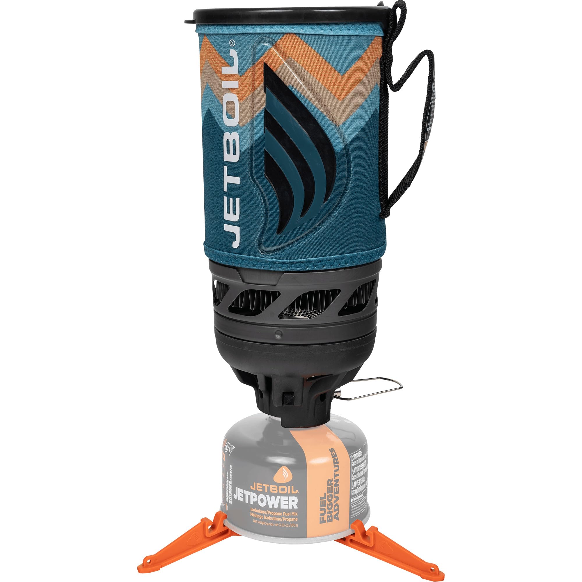 Jetboil Flash Camping Stove System - Compact Backpacking Stove with Cooking Cup | Portable Propane/Isobutane Burner for Hiking, Backpacking & Outdoor Adventures | Perfect for Camping Meals & Emergency Preparedness