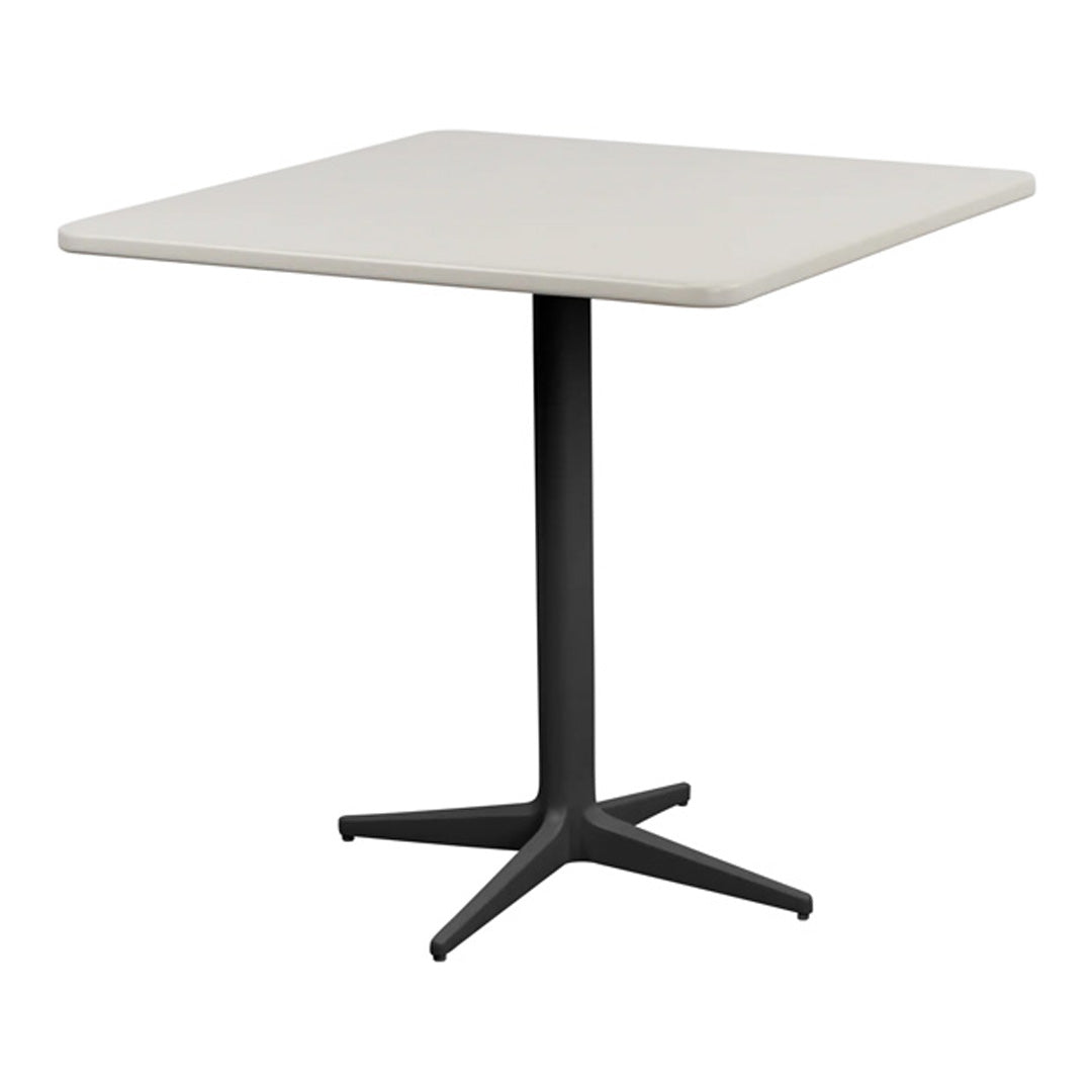 Premium Drop Outdoor Cafe Table - Square Patio Dining Set for Restaurants, Gardens & Backyards - Weather-Resistant & Durable Aluminum Frame
