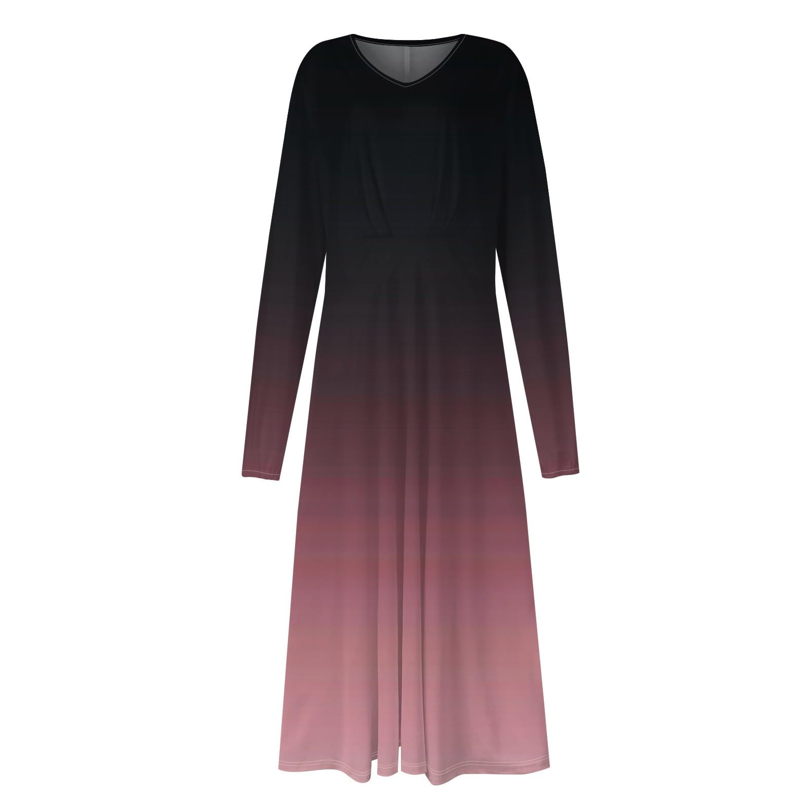 Plus Size Maxi Dresses for Women 2024 - Elegant Long Sleeve Fall Wedding Guest Dresses for Curvy Women | Perfect for Autumn Weddings, Parties & Special Occasions