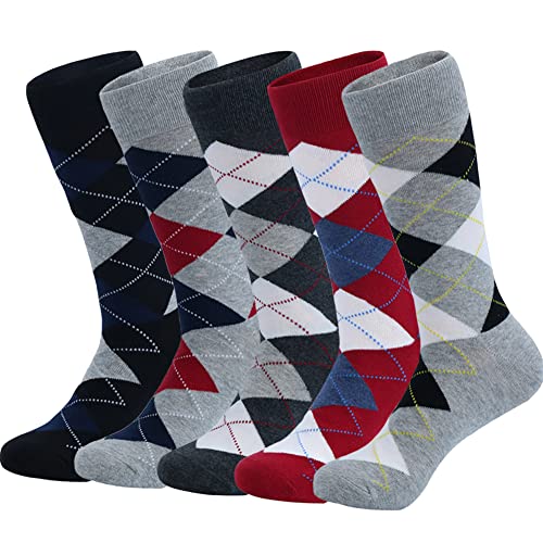 5 Pairs, Argyle #04
