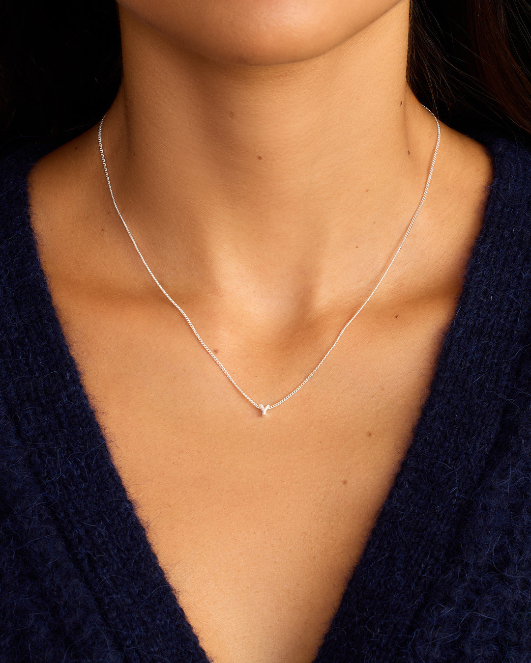 Wilder Mini Alphabet Necklace - Personalized Initial Pendant Jewelry for Women | Perfect Gift for Birthday, Anniversary & Everyday Wear