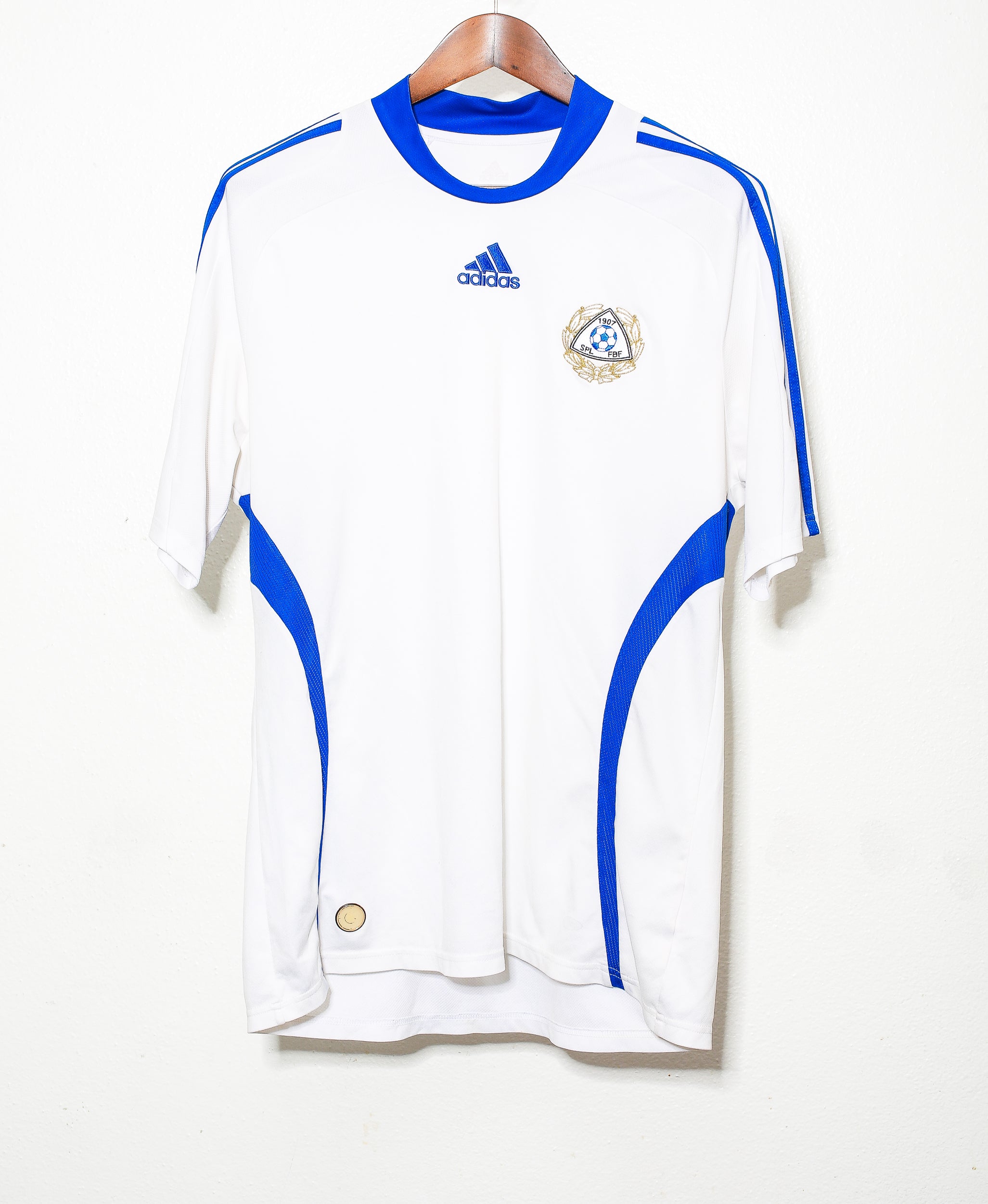 2008 Finland National Team Home Soccer Jersey - Authentic Replica Football Shirt (Size L) - Perfect for Fans, Collectors & Match Days