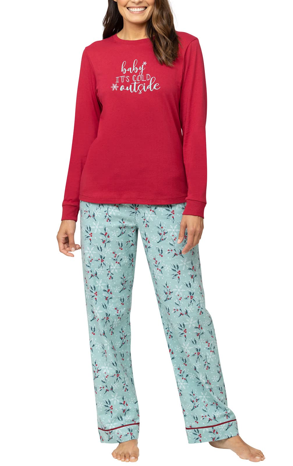 Cozy Women's Flannel Pajama Set - Soft Winter Sleepwear PJS for Women | Perfect for Christmas Gifts, Sleepovers & Relaxing at Home