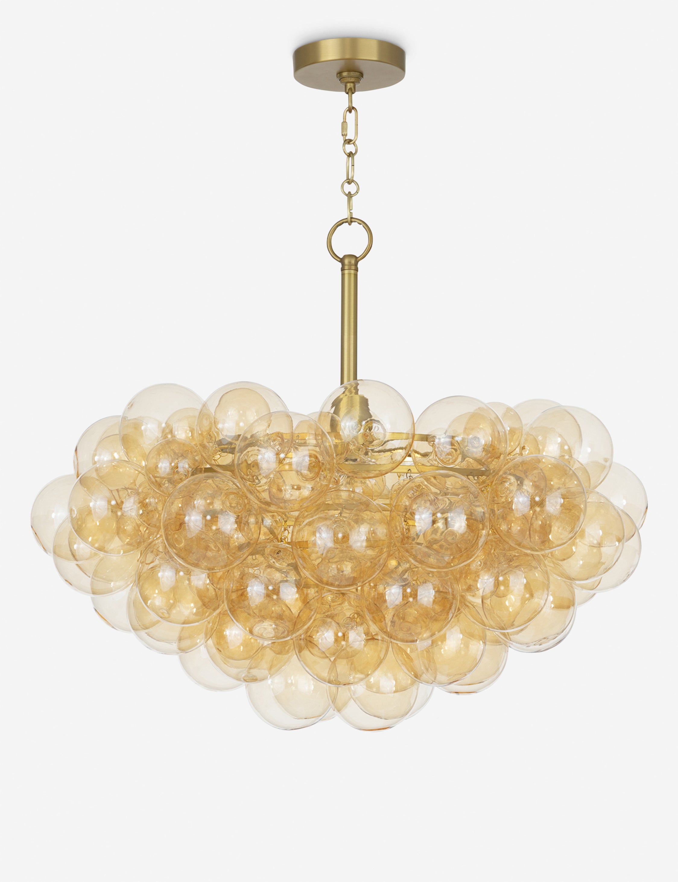 Regina Andrew Bubbles Chandelier - Elegant Crystal Ceiling Light Fixture for Dining Room, Bedroom & Living Room Decor