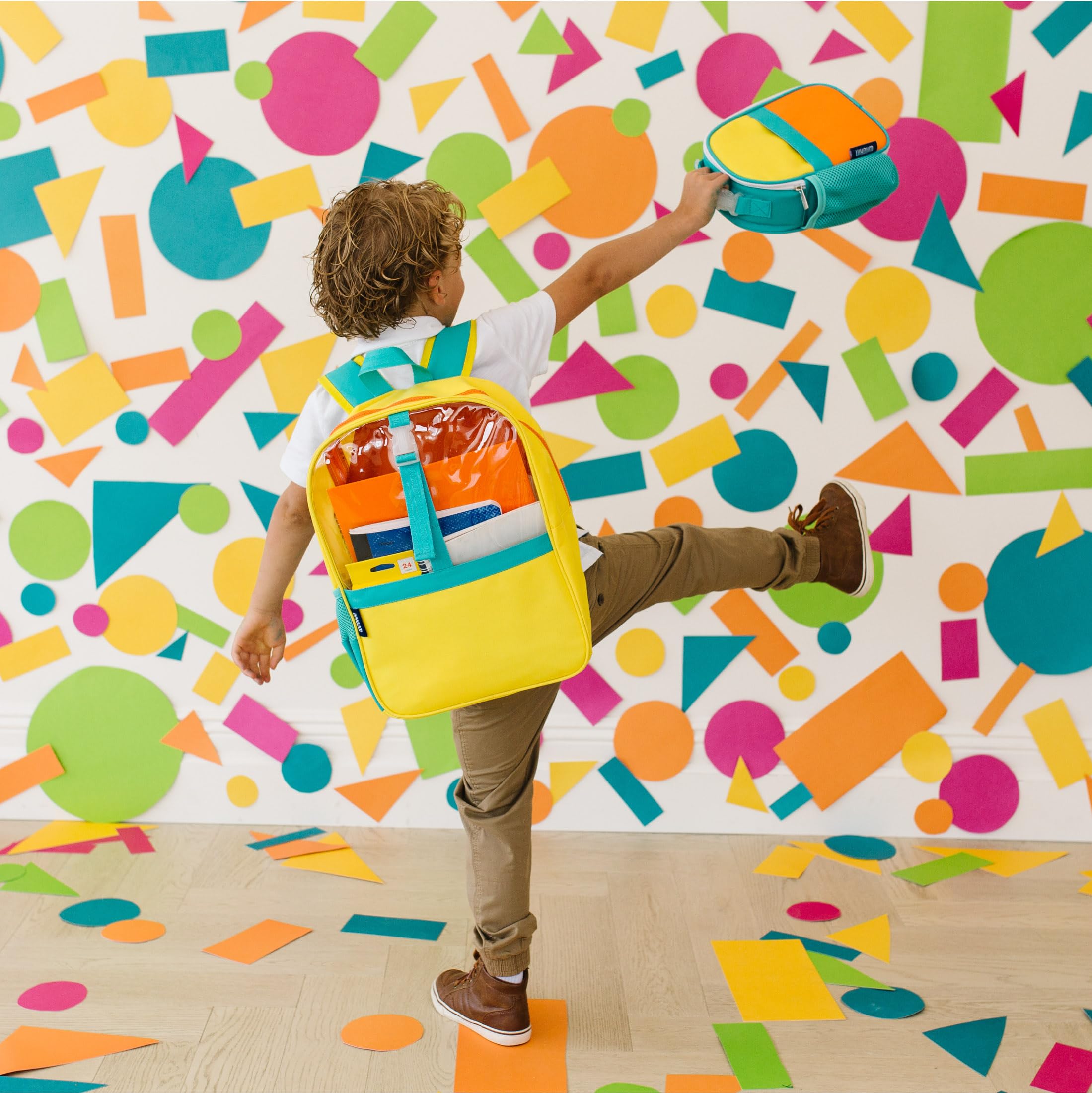 Wildkin Pack-it-All Kids Backpack - Durable & Spacious Adjustable School Backpack for Boys & Girls - Perfect for Travel, Daycare & Outdoor Adventures - Risk Taker Design