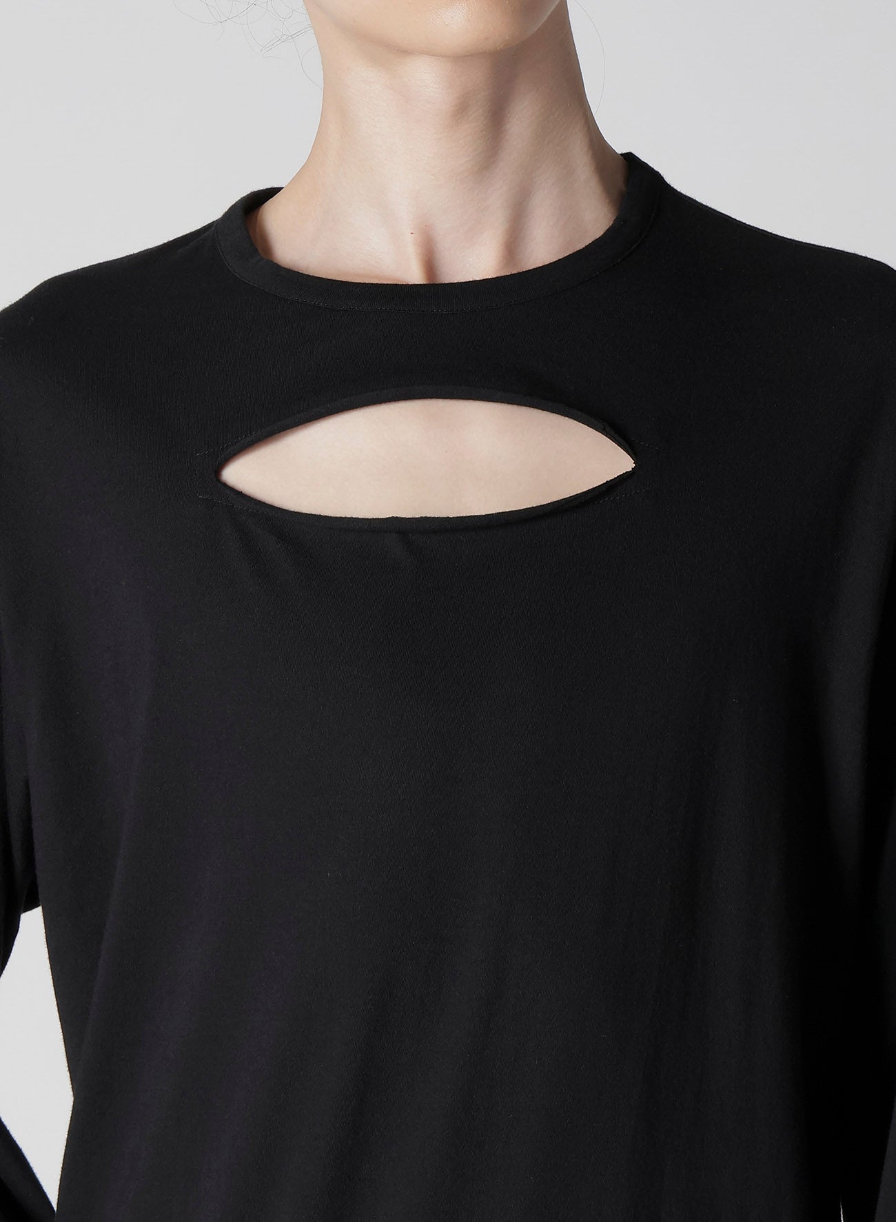 Combed Single Jersey Slit Detail Long Sleeve T-Shirt for Women | Soft & Comfortable Cotton Top | Perfect for Casual Wear, Layering & Everyday Outfits