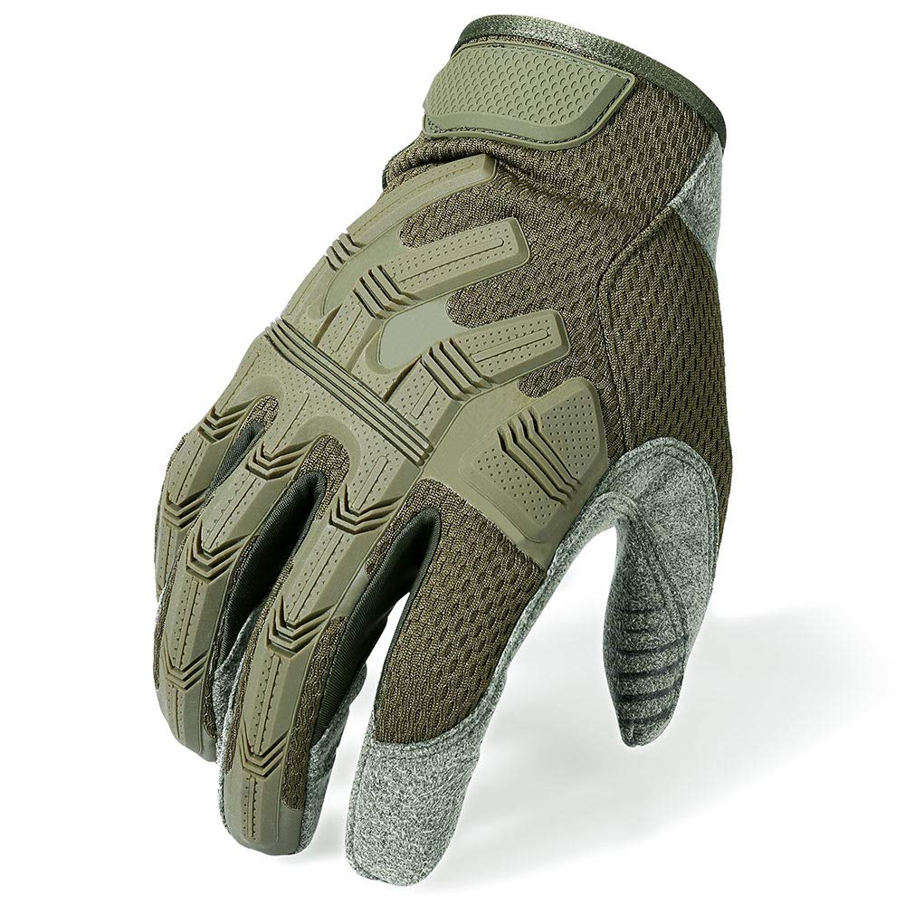 Motorcycle Gloves for Men - Full Finger Protective Riding Gear for Motocross & BMX