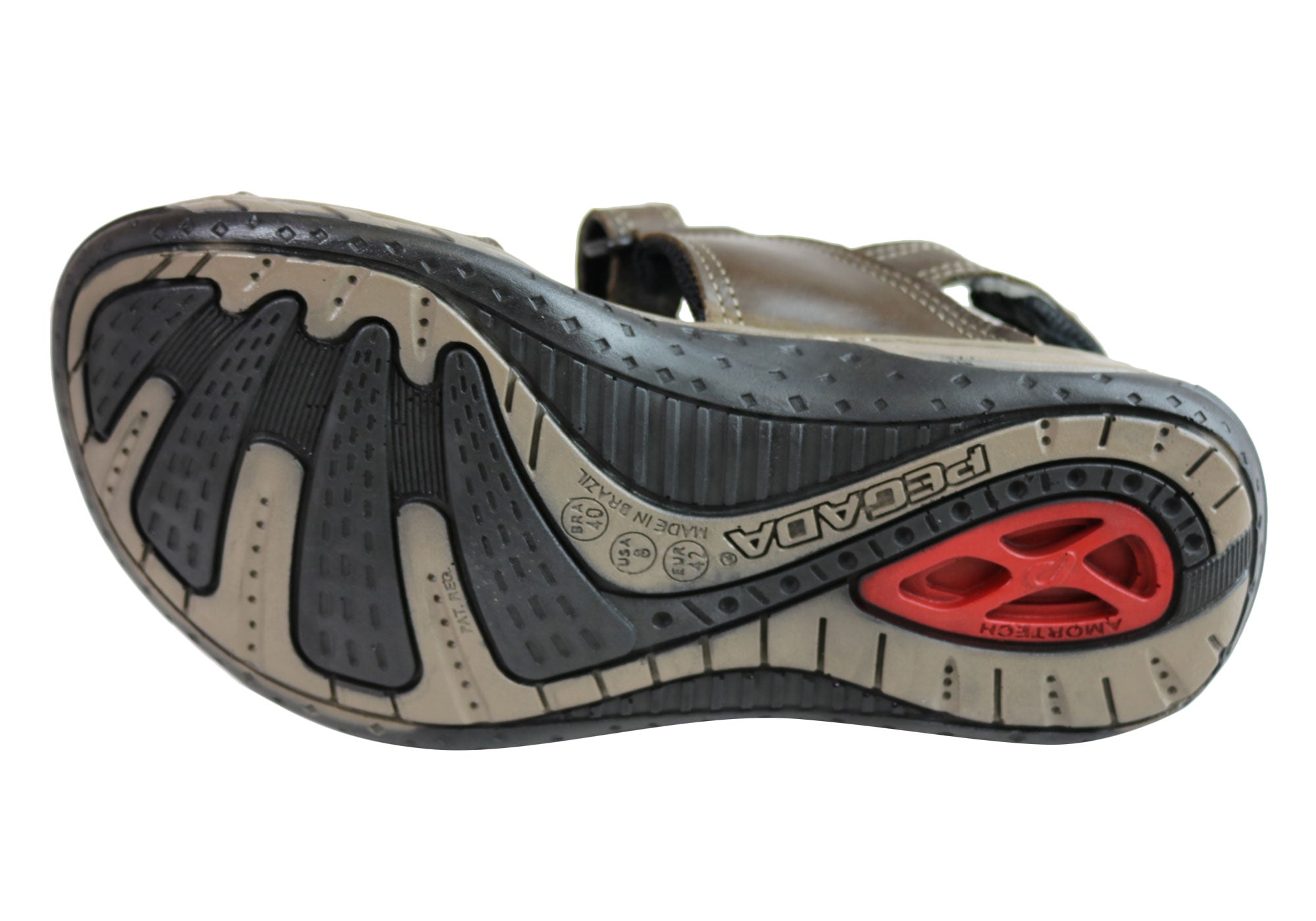Premium Jim Men's Leather Comfortable Cushioned Sandals - Handmade in Brazil - Perfect for Summer, Beach & Casual Wear