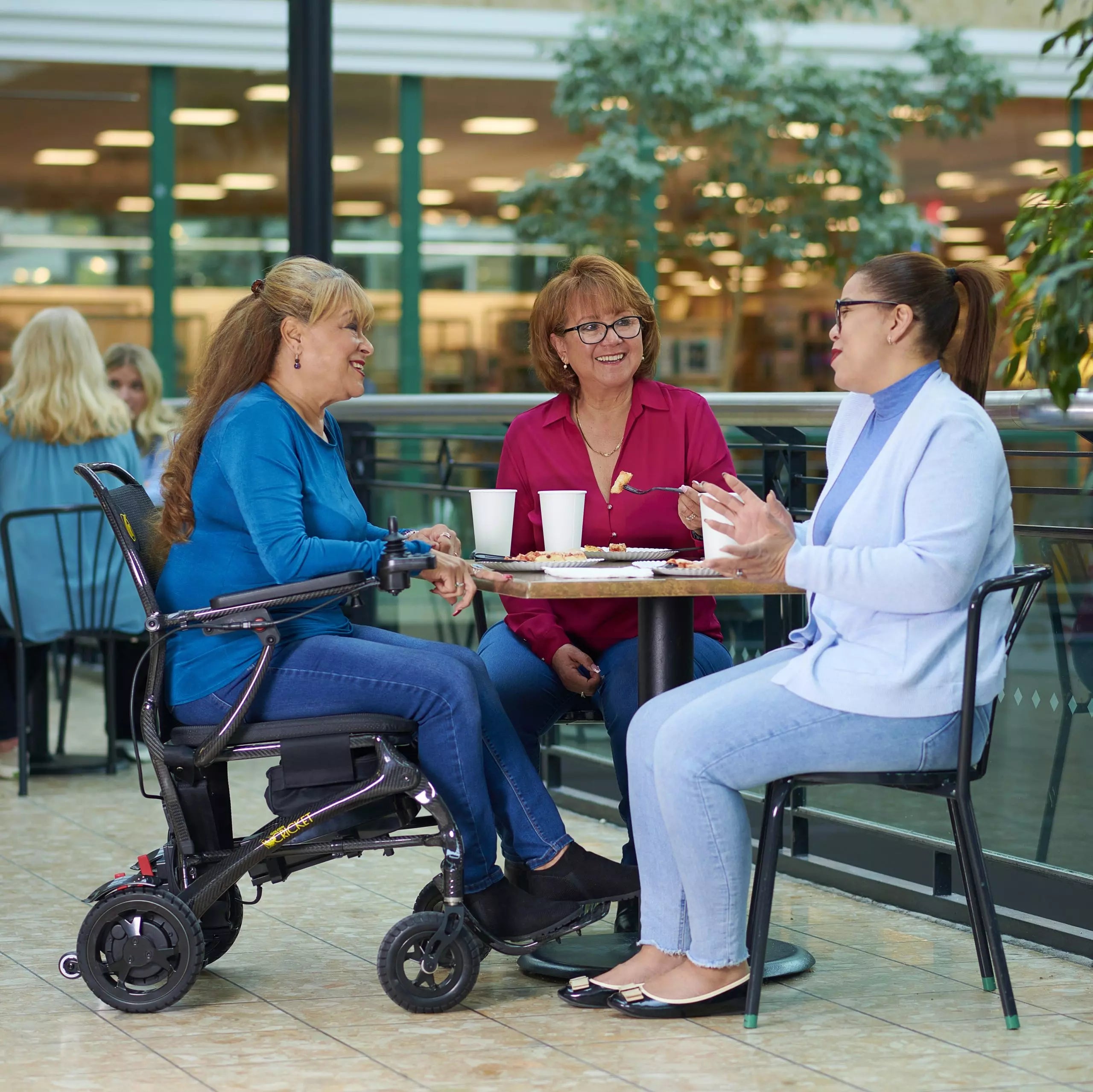 Golden Cricket Carbon Fiber Folding Power Wheelchair - Lightweight Portable Electric Mobility Scooter for Seniors & Adults - Perfect for Travel, Shopping & Outdoor Activities