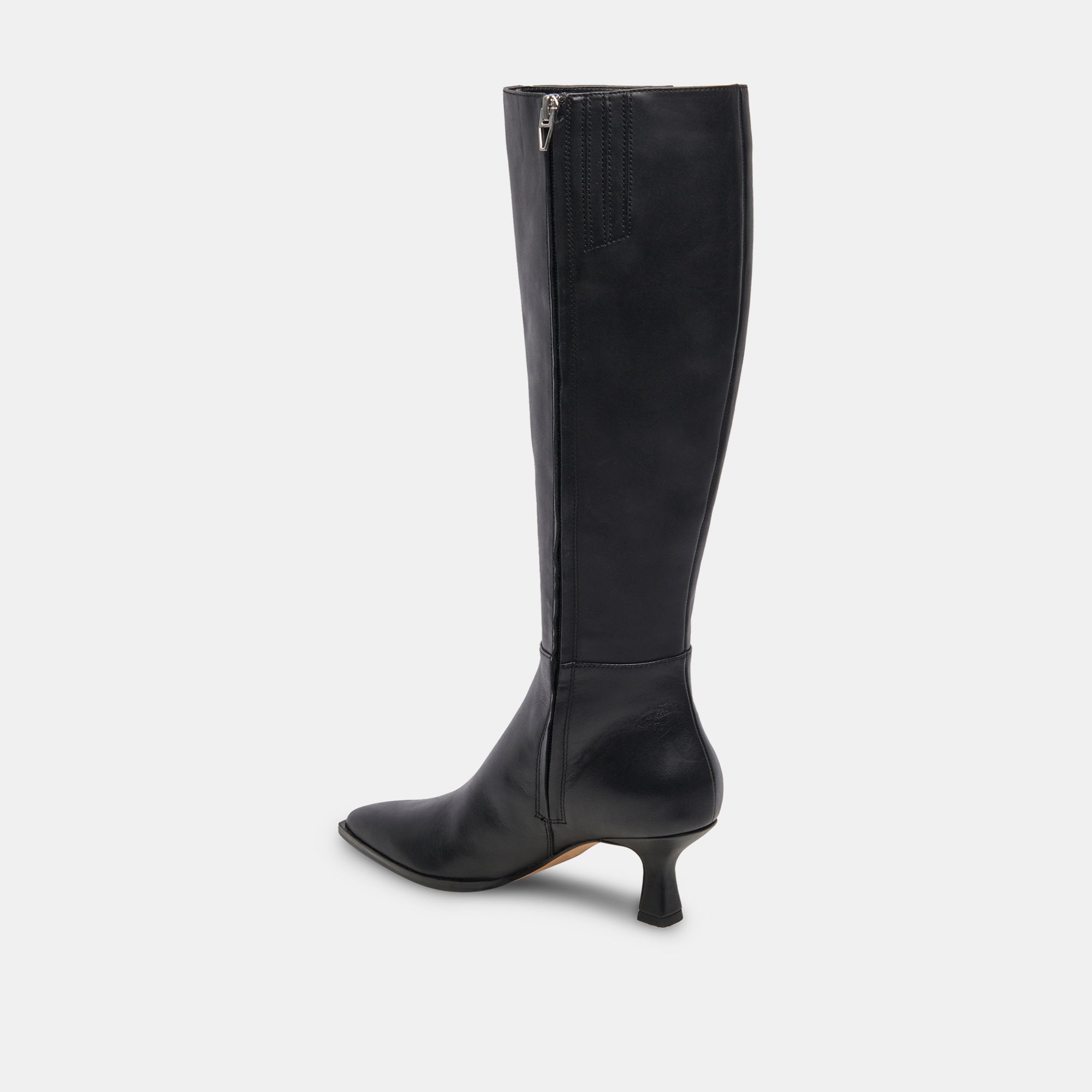 **AUGGIE Wide Calf Boots for Women - Black Leather Ankle Boots for Comfort & Style | Perfect for Work, Casual Wear & Outdoor Activities**