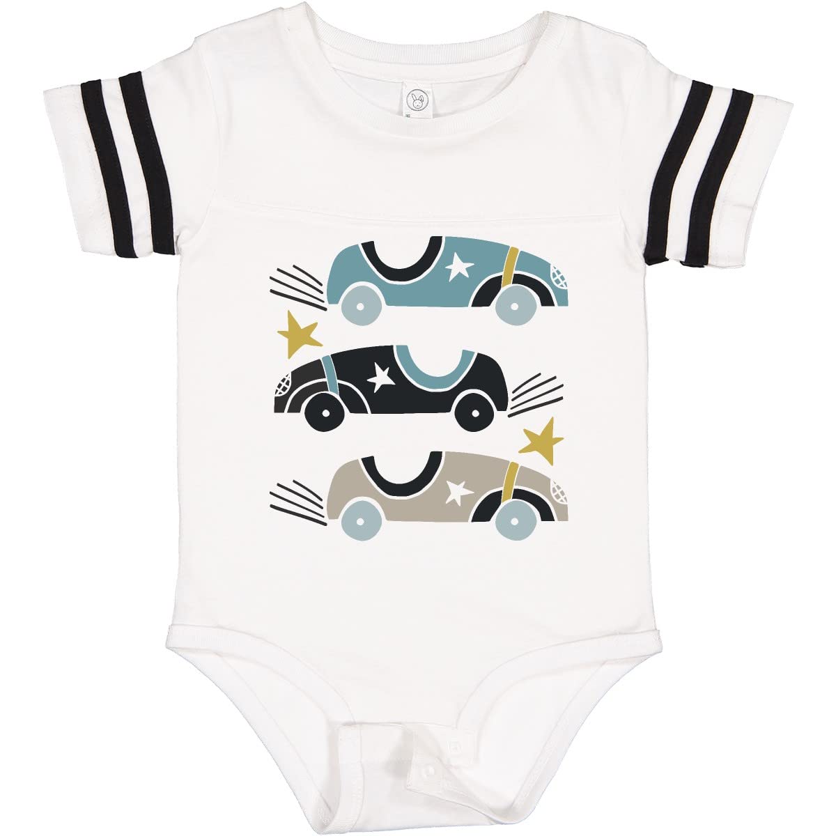 Inktastic Race Car Baby Bodysuit - Cute Boys' Short Sleeve Onesie for Newborns & Infants - Perfect for Playtime, Photo Shoots & Gifts