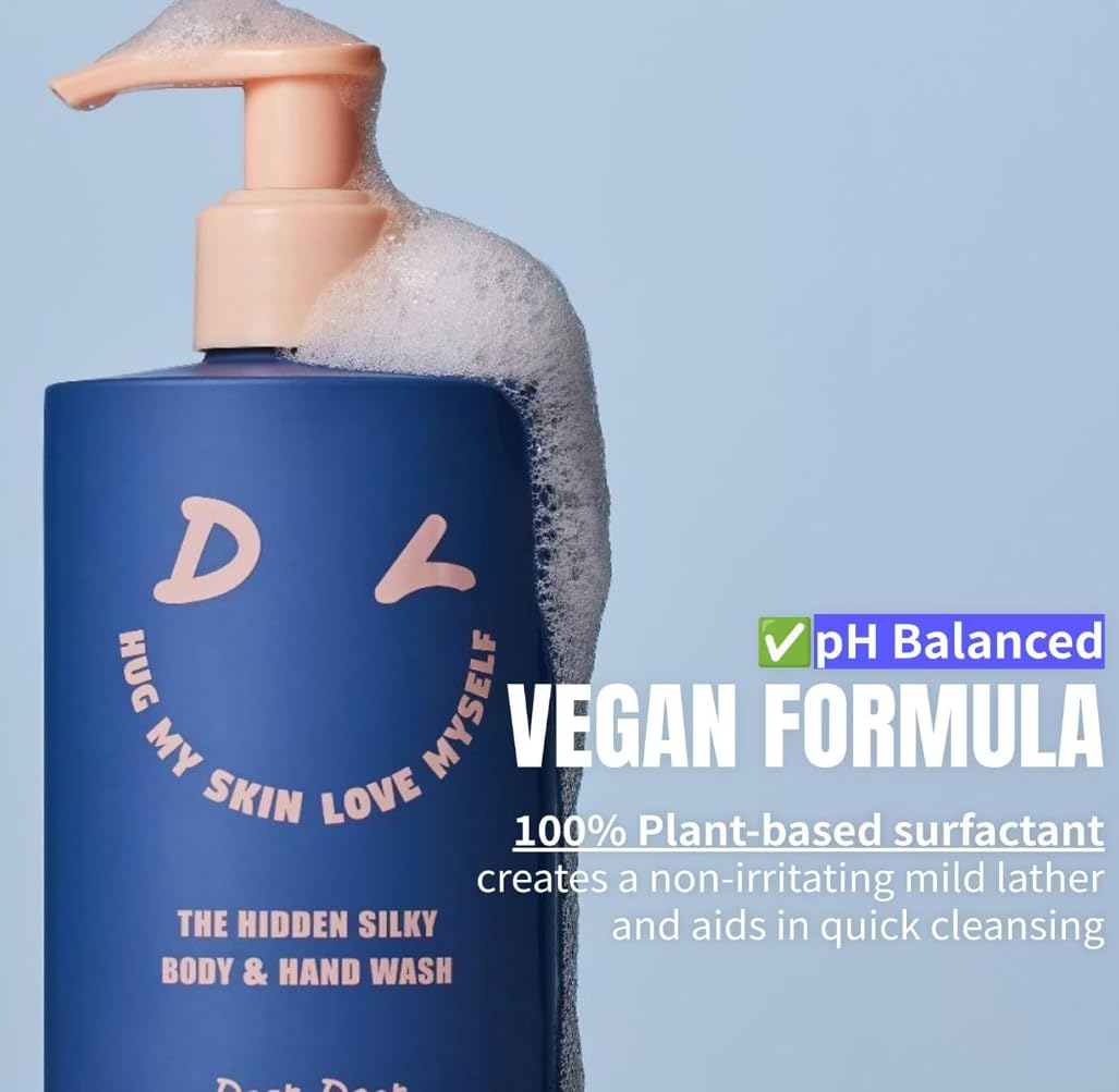 Dear Doer Moisturizing 2-in-1 Body Scrub & Wash with Andes Salt - Exfoliating & Hydrating Cleanser for Smooth Skin, 3.38 fl oz (100ml) - Perfect for Shower, Spa & Daily Skincare Routine