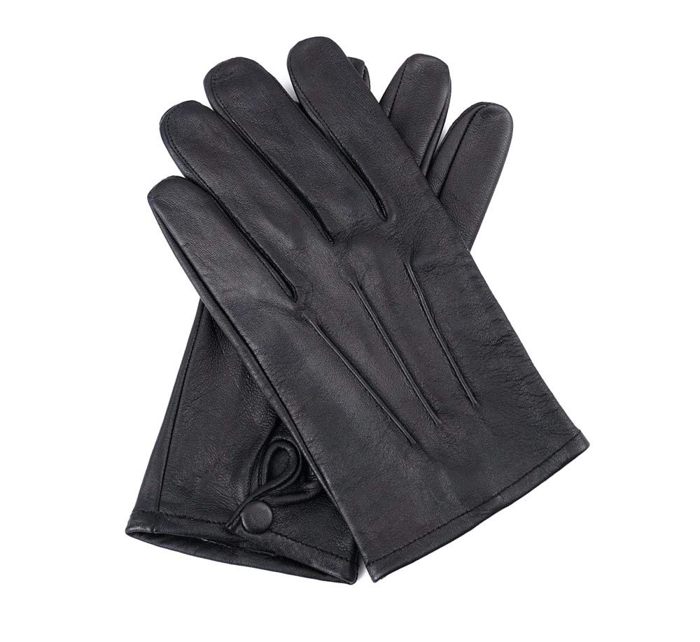 Premium Men's Dress Leather Gloves - Soft & Durable Formal Gloves for Business, Wedding & Winter - Classic Black & Brown Leather Gloves for Gentlemen's Fashion & Cold Weather Protection