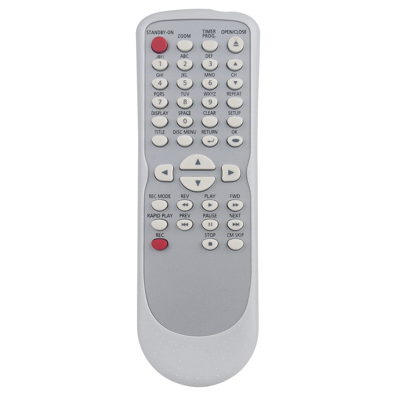 PerFascin NB086 NB086UD Replacement Remote Control Compatible with FUNAI DVD Recorder Models DVR90DF DVR91DG DVR95DF EWR105D PY90DG WV10D6 WV10DG EWR10D5 ZC320SL8 - Perfect for Home Entertainment & Media Playback