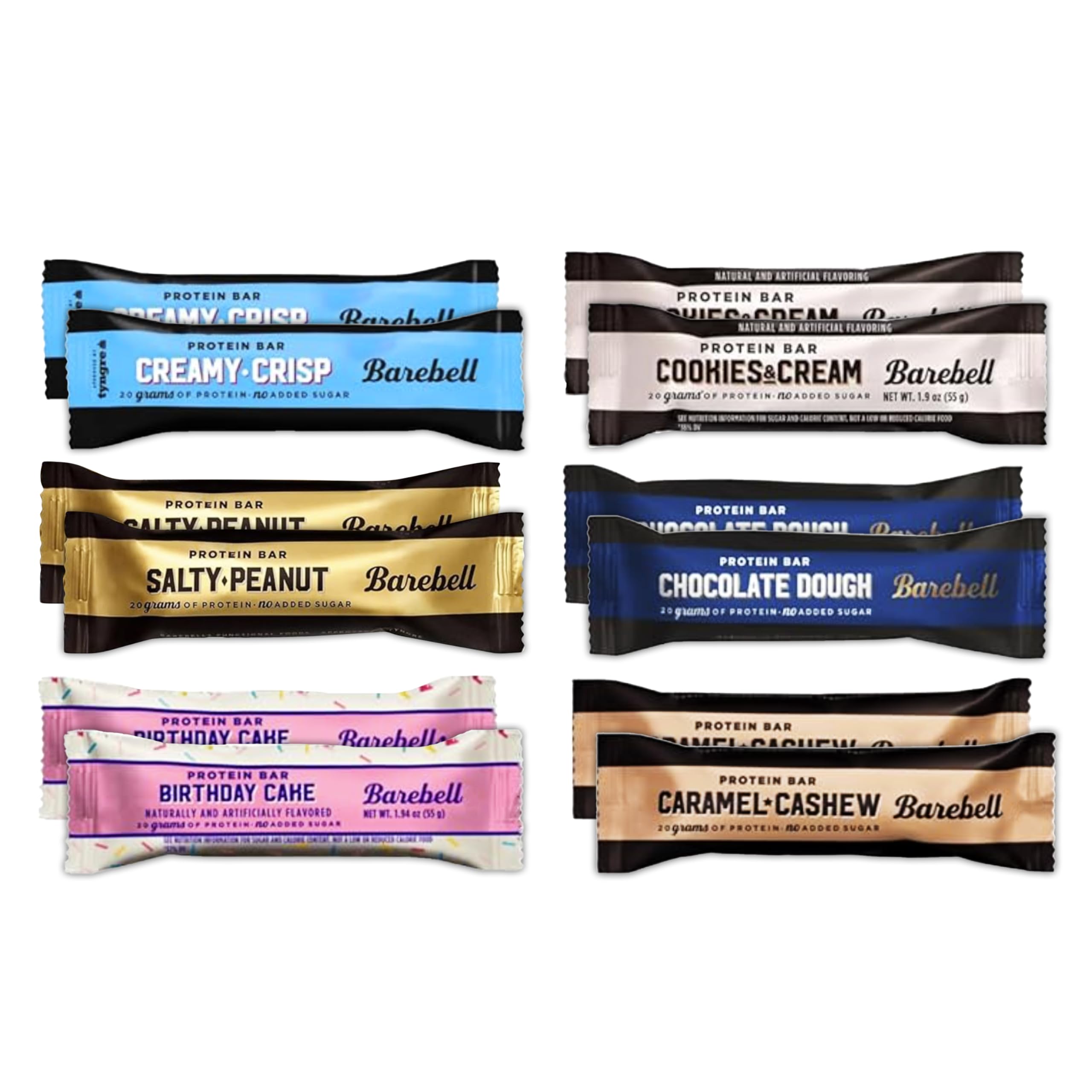 Barebell Protein Bars Variety Pack - 12 High Protein Bars (20g Protein Each) | Best Sports Nutrition for Workout Recovery, Gym & Home Use | Ideal for Travel, Gifting for Men & Women | Post-Workout Snack & Healthy Meal Replacement