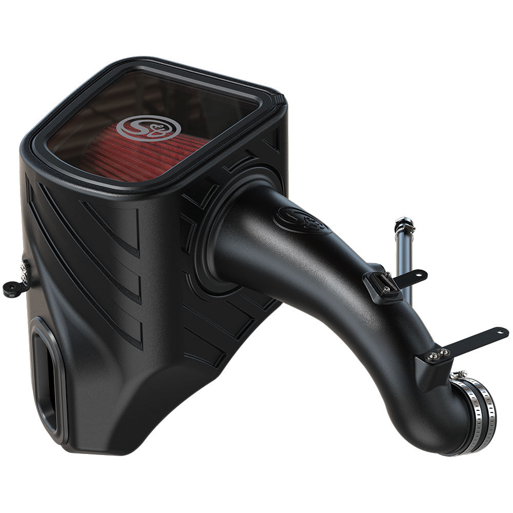 S&B Cold Air Intake Kit for 2020-2025 Chevy Silverado/GMC Sierra 2500/3500 6.6L Gas Engine - Improved Performance & Fuel Efficiency for Off-Roading & Towing