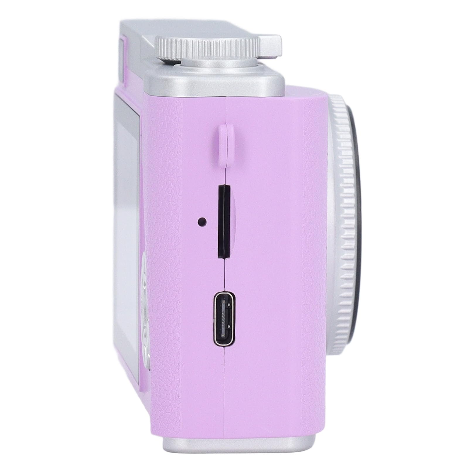 48MP Digital Camera with 2.4 Inch LCD Screen - 1080P HD Video & 16x Zoom - Compact Portable Camera for Kids, Adults & Beginners - Perfect for Travel, Vlogging & Everyday Photography (Purple)