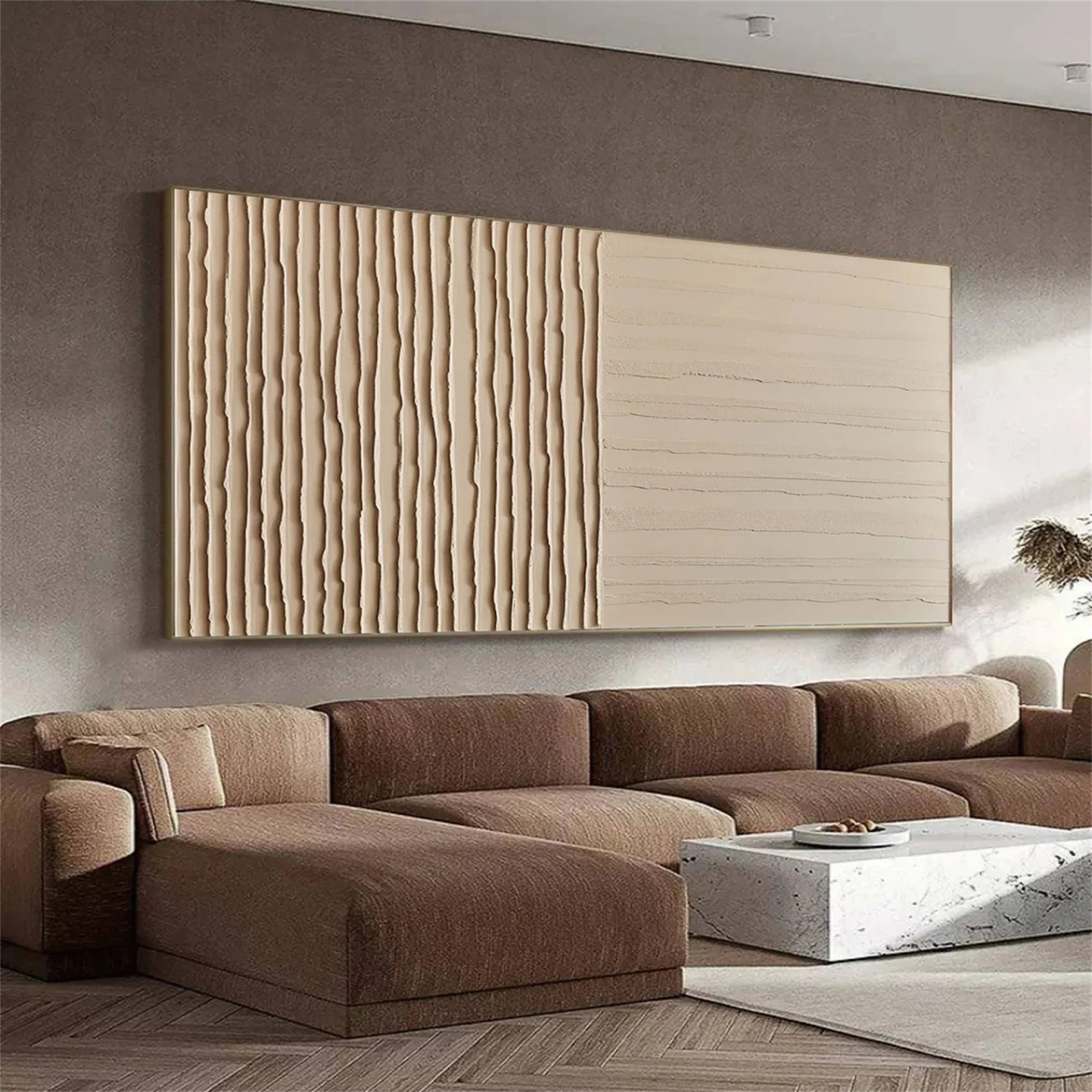 Abstract Tranquility Wall Art #WS113 - Modern Canvas Painting for Home & Office Decor - Perfect for Living Room, Bedroom, and Workspace