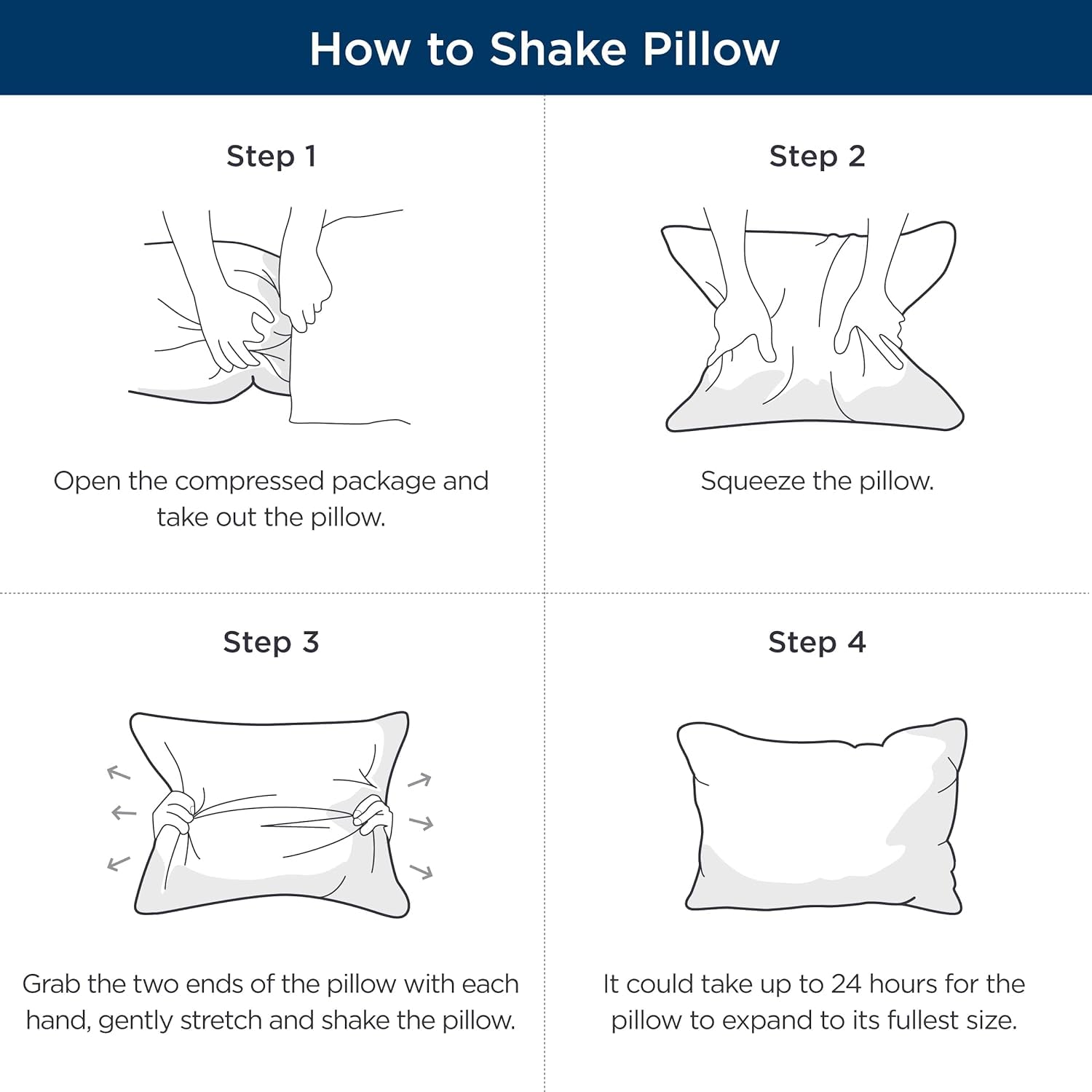 Bedsure Queen Pillows Set of 2 - Hotel Quality Down Alternative Pillows for Back/Side Sleepers - Bedroom Comfort