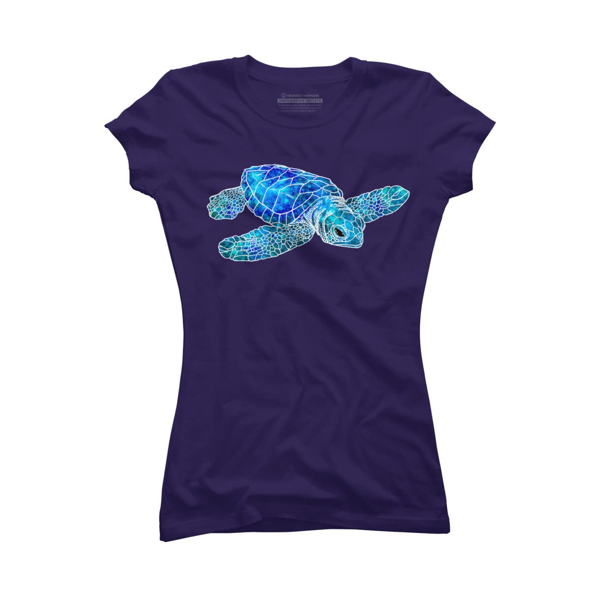 Maryedenoa Watercolor Sea Turtle Graphic T-Shirt for Women - Soft Cotton Casual Tee - Perfect for Beach Vacations, Summer Outings & Eco-Friendly Fashion