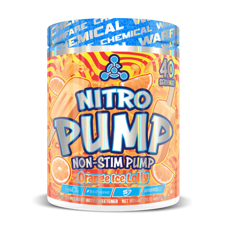 Nitro Pump 400g Pre-Workout Supplement for Muscle Growth & Energy Boost - Perfect for Gym, Bodybuilding & Fitness Training