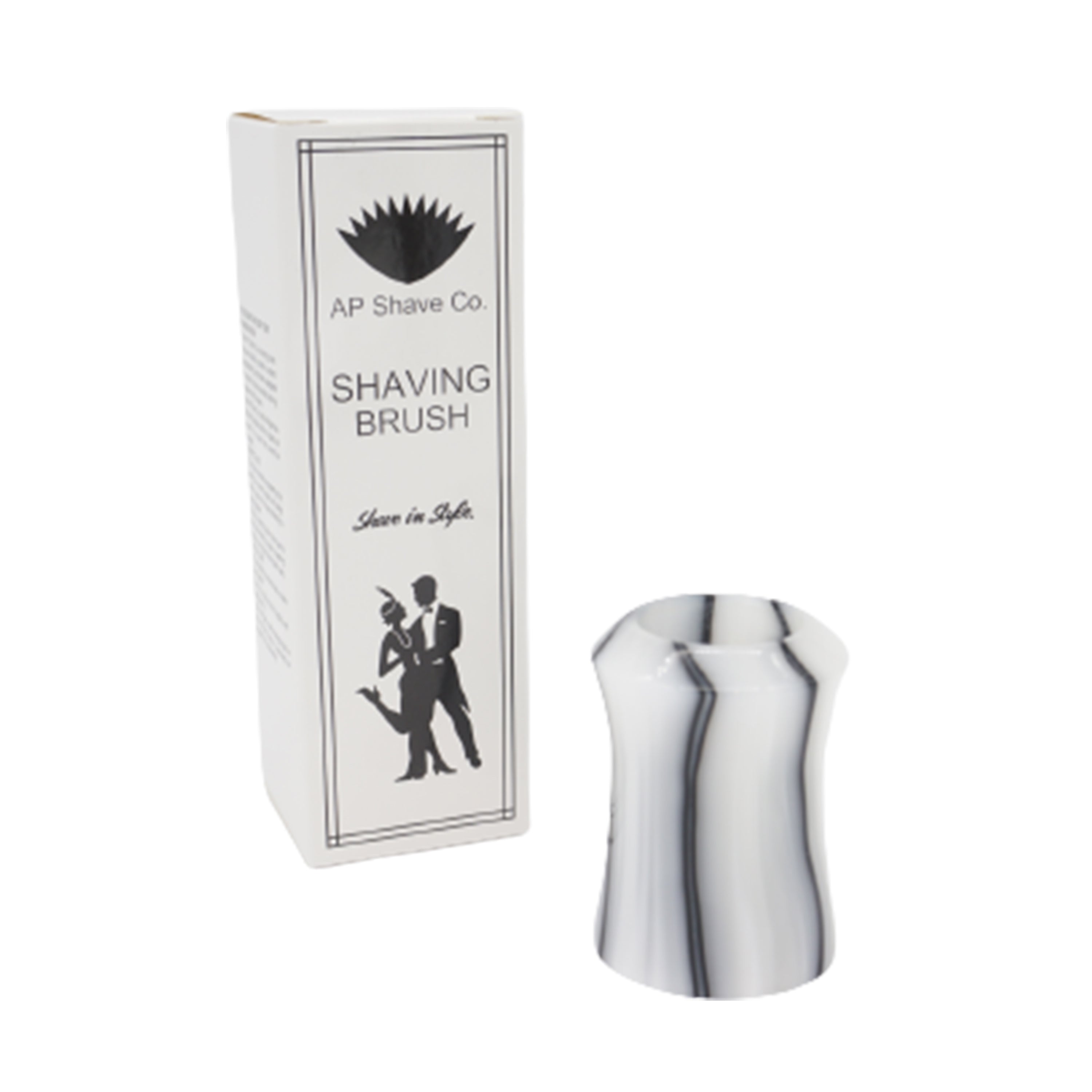 Premium Ghost Handcrafted Shaving Brush Handle - Fits 24mm & 26mm Knots - Perfect for Wet Shaving & Grooming Gifts - Luxury Men's Shaving Accessories for Home & Barber Shop Use