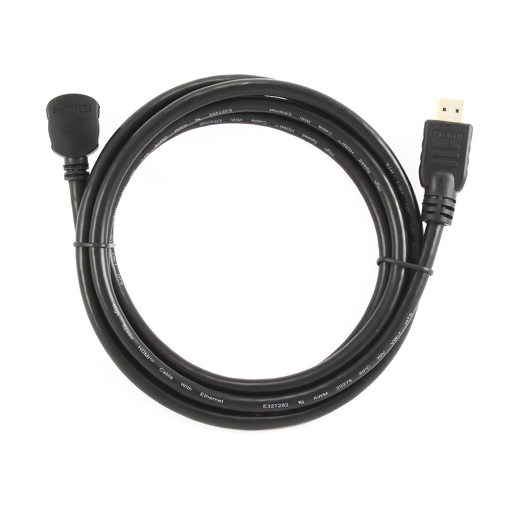 1.8m 1.4 HDMI Cable with Gold-Plated Connectors - High Speed 4K 60Hz HDR - Male to Male for TV, Monitor, Gaming Console, Home Theater & PC Setup