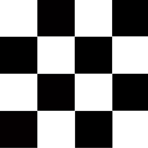 Checkered Black White