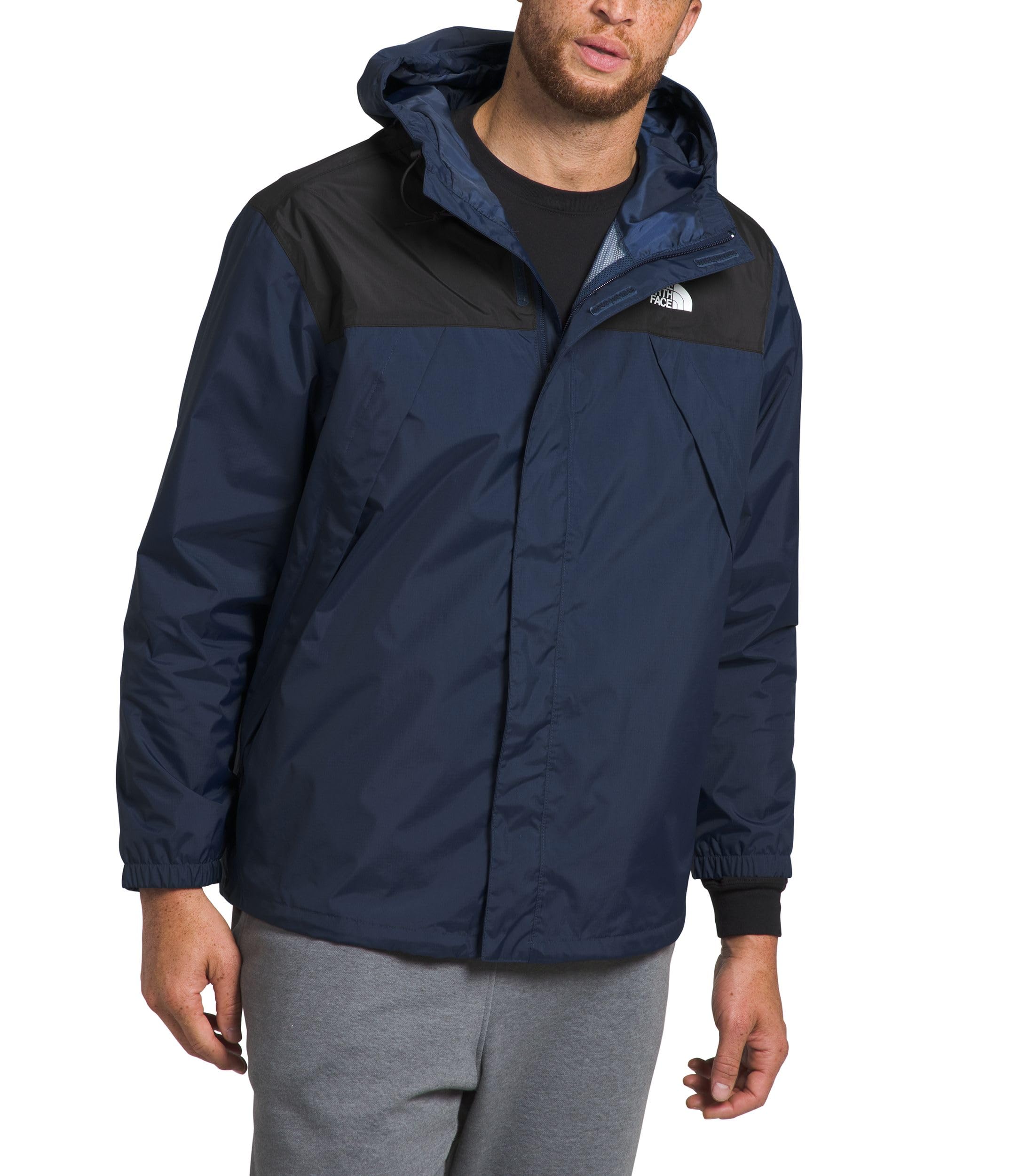 The North Face Men's Antora Waterproof Jacket - Summit Navy/TNF Black - Big & Tall Sizes (2X) - Lightweight Winter Coat for Hiking, Camping & Outdoor Adventures