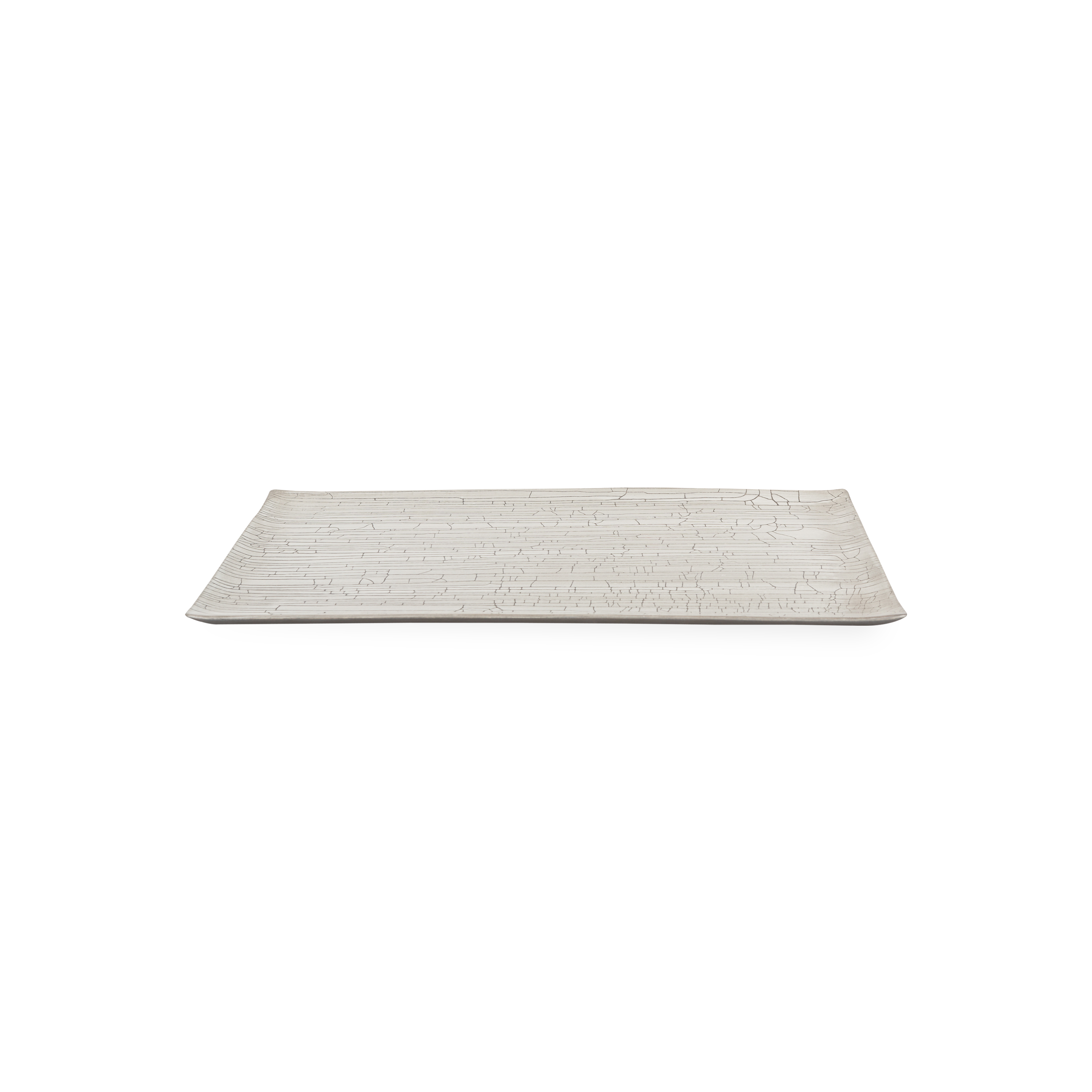 Elegant Crackle Rectangular Serving Tray - Perfect for Dining, Entertaining, and Home Decor | Durable & Stylish Tableware for Parties, Weddings, and Everyday Use