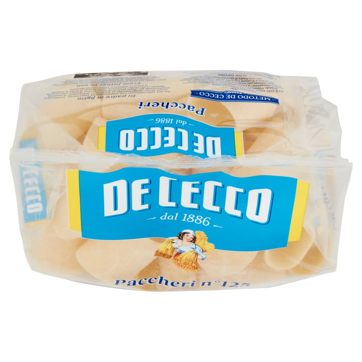De Cecco Paccheri Pasta 500g - Premium Italian Pasta for Authentic Italian Dishes | Perfect for Pasta Salads, Baked Pasta & Gourmet Meals
