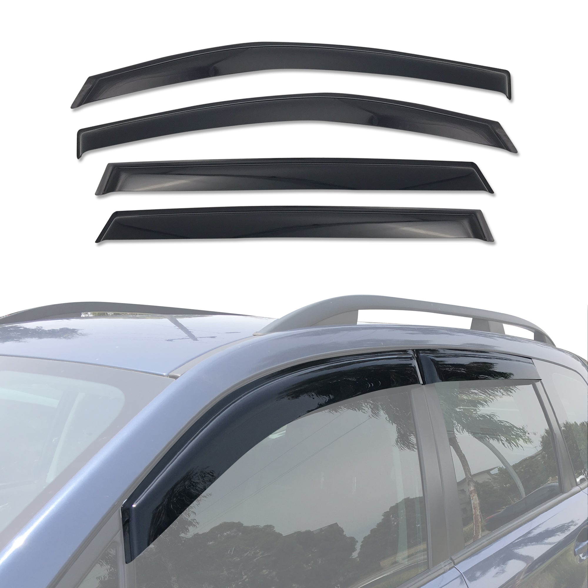 Subaru Forester Weather Shields (2013-2018 Models) - Wind & Rain Protection for Outdoor Adventures & Daily Commutes