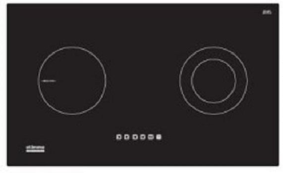 Europace Otimmo ECH5141S 90cm Stainless Steel Slim Range Hood with EIV5221V Built-in Induction Hob - Modern Kitchen Ventilation for Smoke & Odor Removal