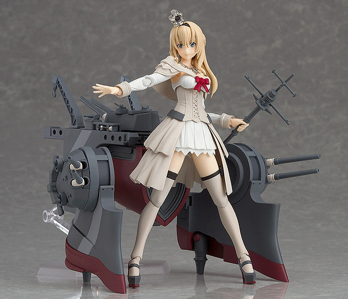 Figma #EX 052 Warspite Kantai Collection KanColle Anime Figure - Japanese Warship Girl Character Model for Display & Collection