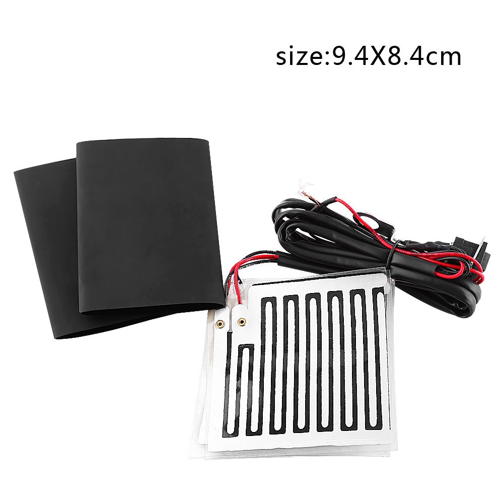 12V Heated Motorcycle Grips - Universal ATV Handlebar Warmer for Cold Rides