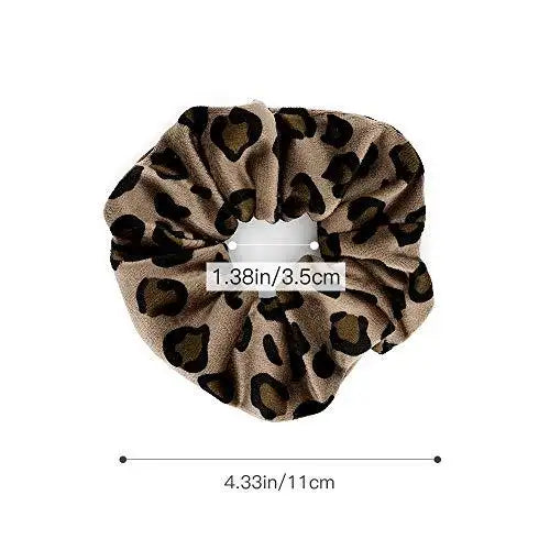 Velvet Fashion Hair Scrunchies 8-Piece Set - Soft & Stylish Hair Accessories for Women & Girls - Perfect for School, Work, Parties & Everyday Use
