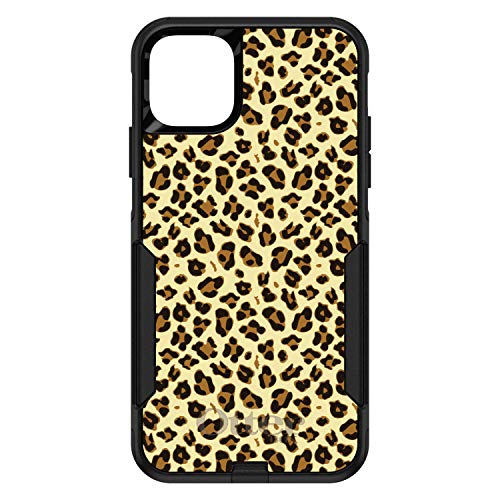 Black Beige Tan Leopard Skin Spots On Black Case