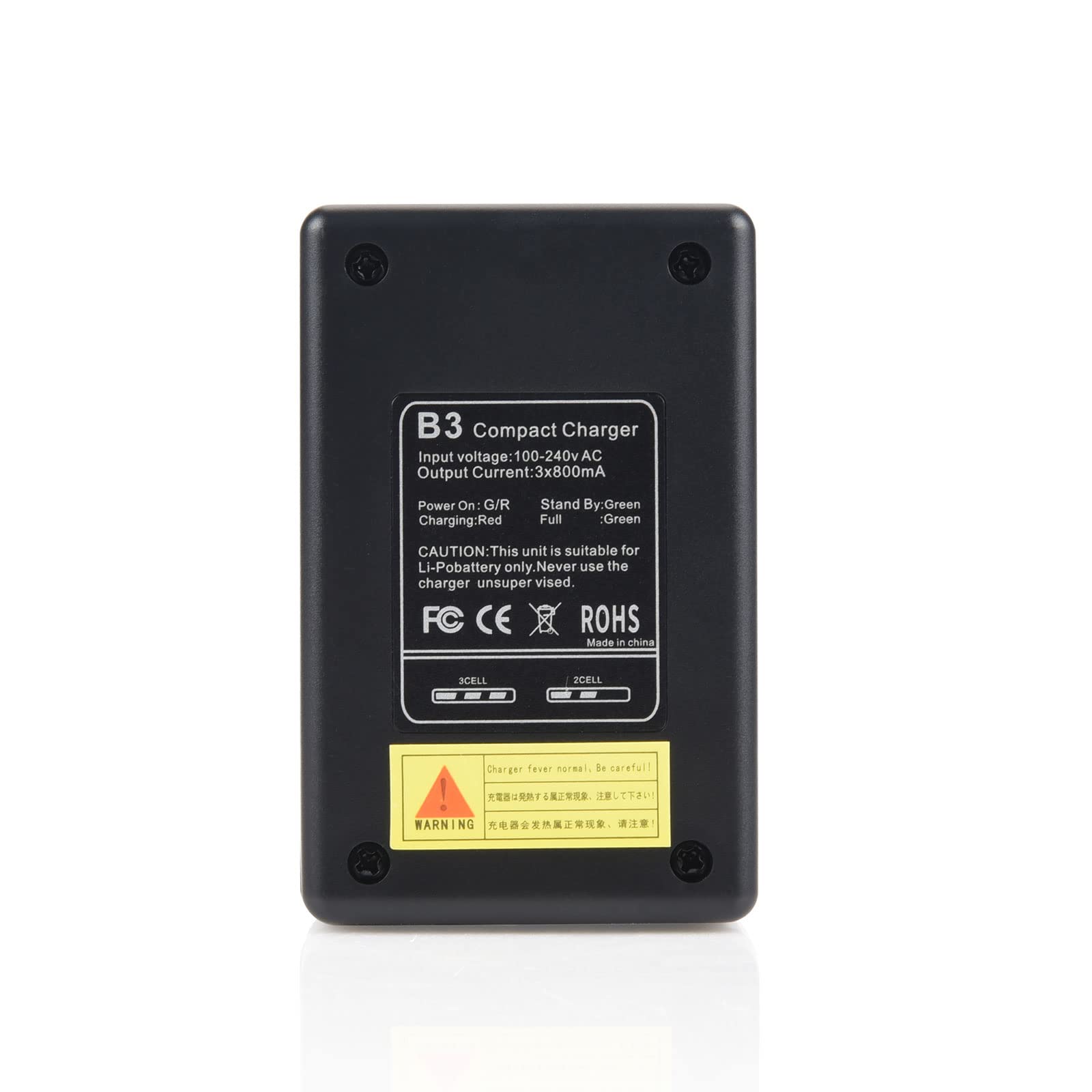 Soshine Smart 10W Balance Lipo Battery Charger for 2S 3S Cells - 7.4V 11.1V Airsoft Gun Battery Charger | Perfect for Airsoft Enthusiasts & RC Hobbyists