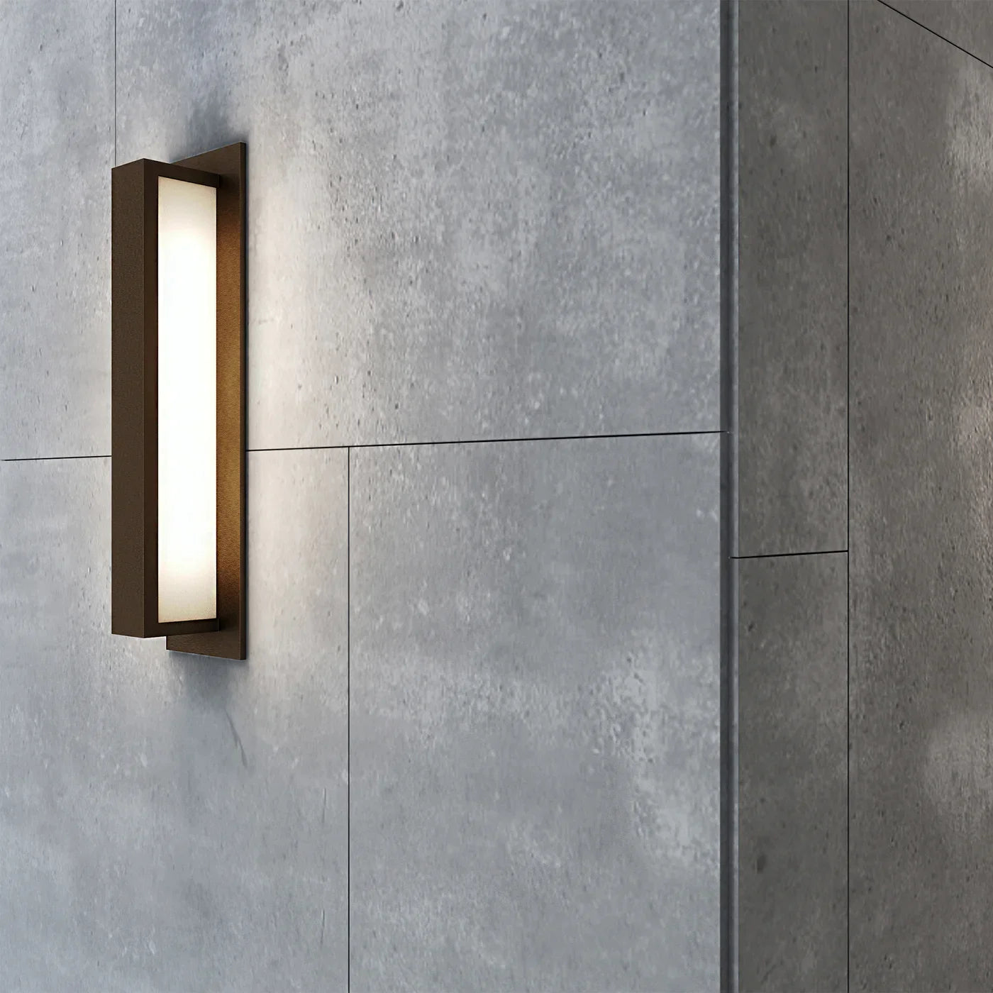 Oxygen Alcor 3 532 22 LED Wall Light Fixture - 13 Inch Oiled Bronze Finish - Modern Sconce Lighting for Bedroom, Hallway & Living Room