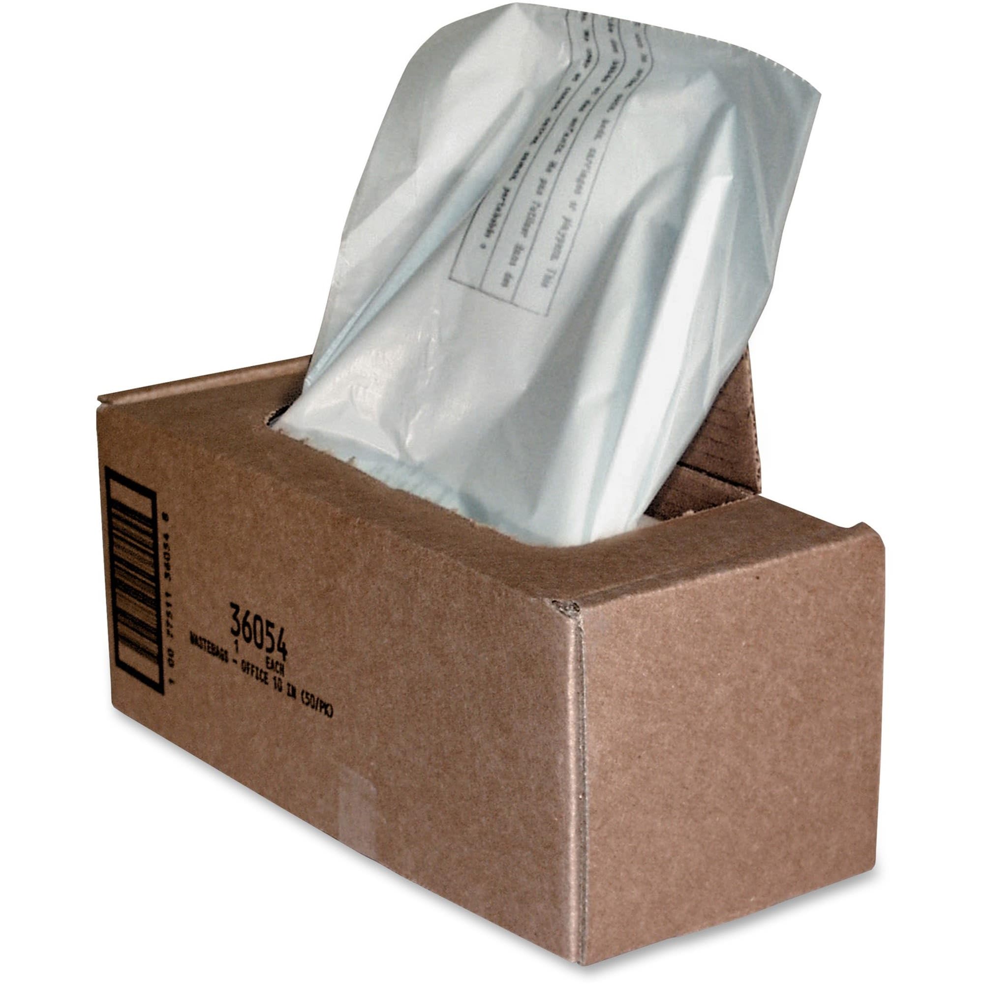 Fellowes Powershred Shredder Bags for 125/225/2250 Series Shredders - 50 Pack with Ties (36054) | Compatible with Fellowes Paper Shredders | Perfect for Office, Home & Business Document Security