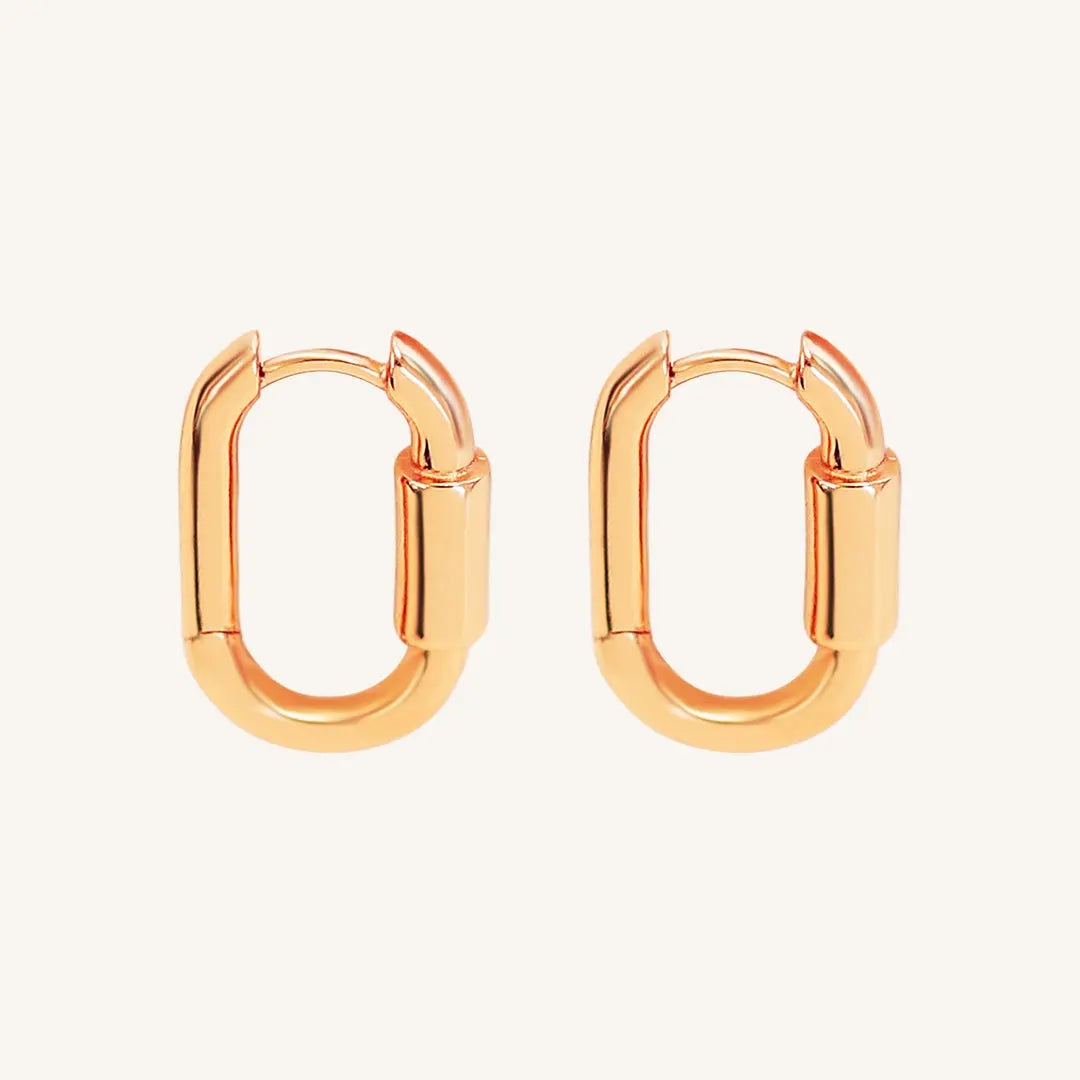 Camilla Hoops Earrings for Women - 14K Gold Plated Dainty Huggie Hoops - Perfect for Everyday Wear, Parties & Gifts