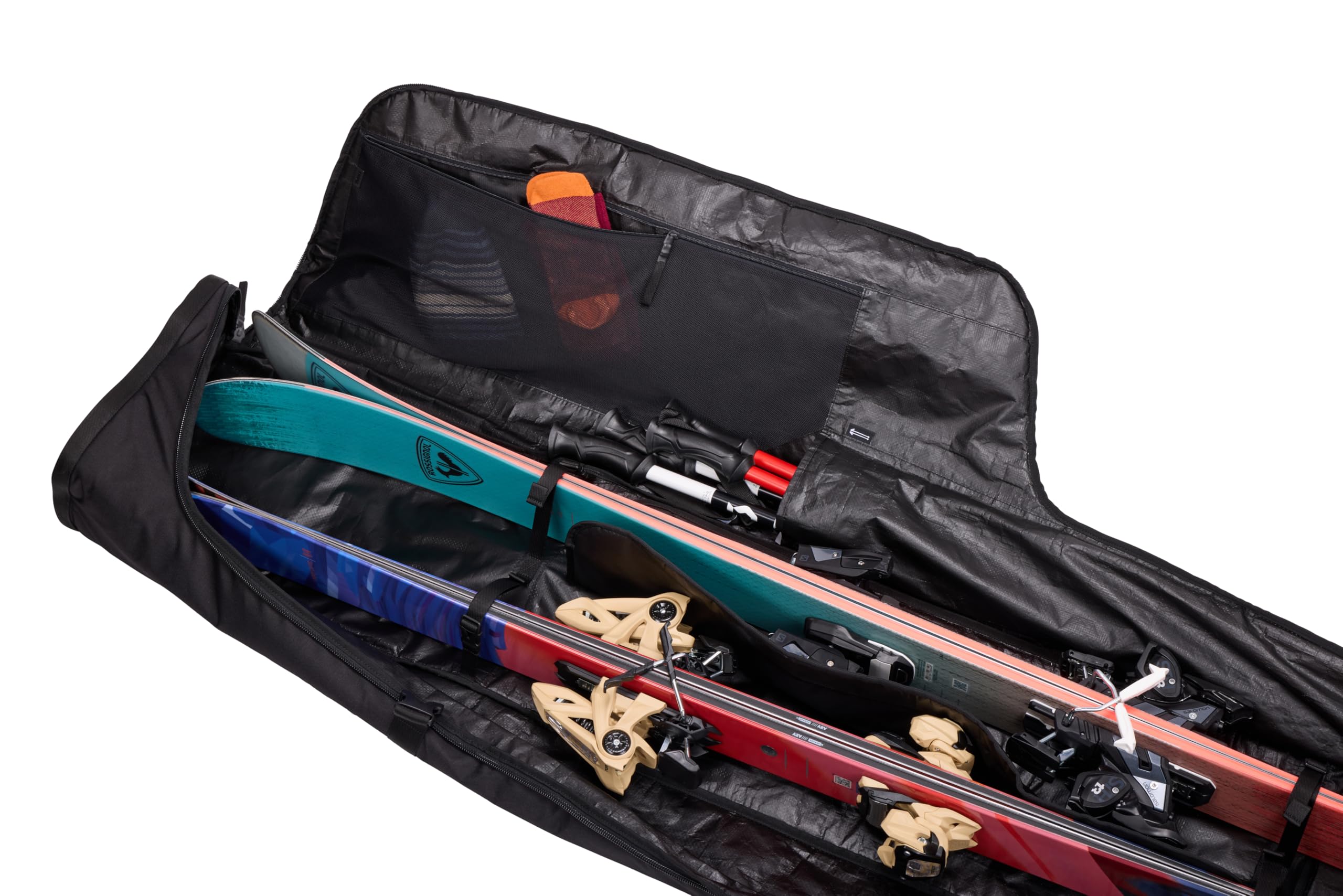 Thule Roundtrip Ski Roller Bag - Waterproof Travel Ski Carrier with Wheels for Easy Transport | Perfect for Airplane Travel & Ski Resort Storage
