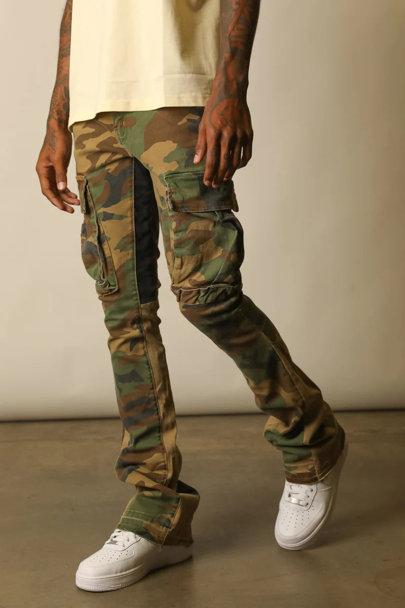 GETD LA Comando Camo Jeans - Stylish Camouflage Denim Pants for Men | Perfect for Outdoor Adventures, Casual Wear & Street Fashion