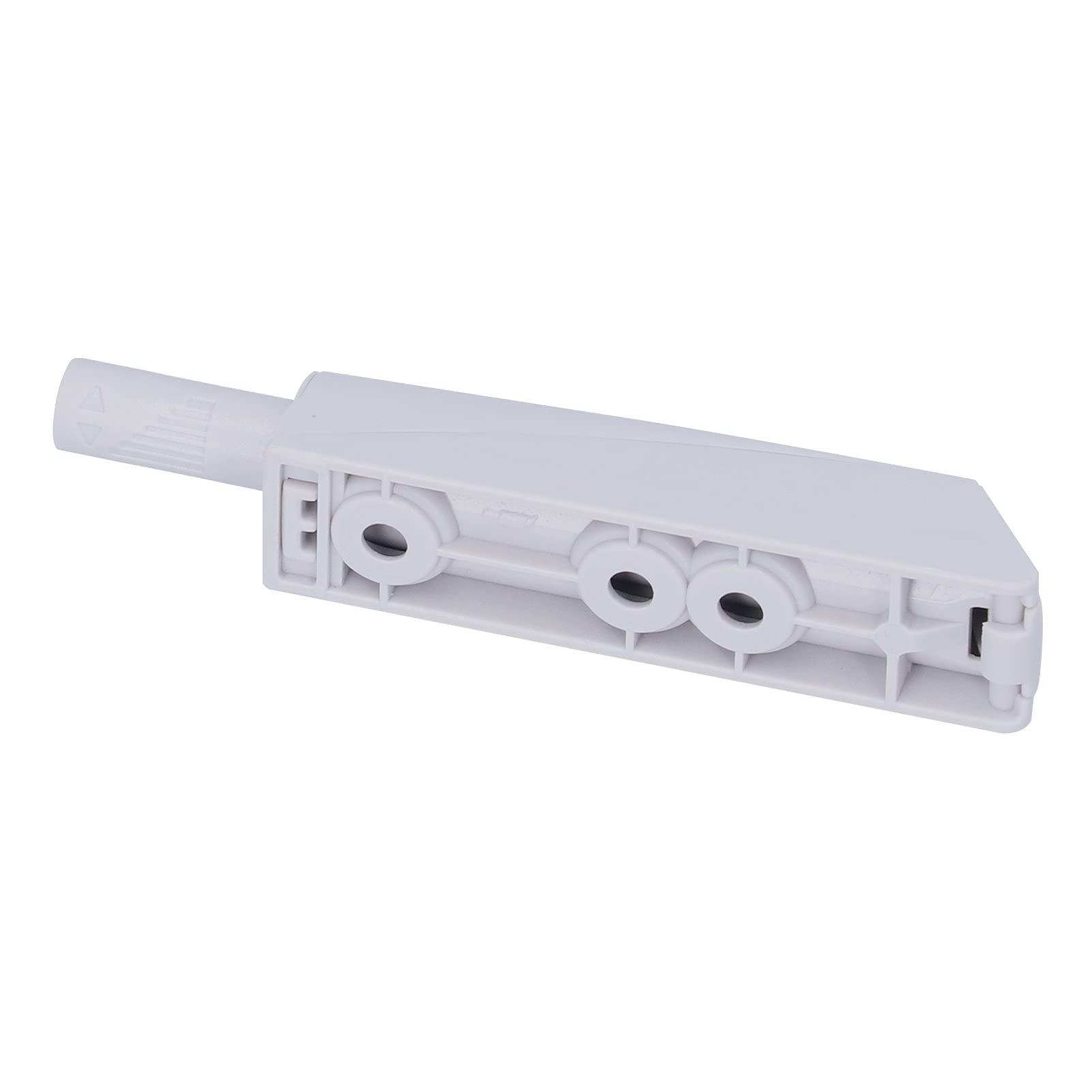 Restokki 4-Pack Push Open Door Latches - Soft Close Cabinet Damper for Closet, Wardrobe & Cupboard - Smooth Silent Rebound Device (Ideal for Home, Office & Kitchen Storage)