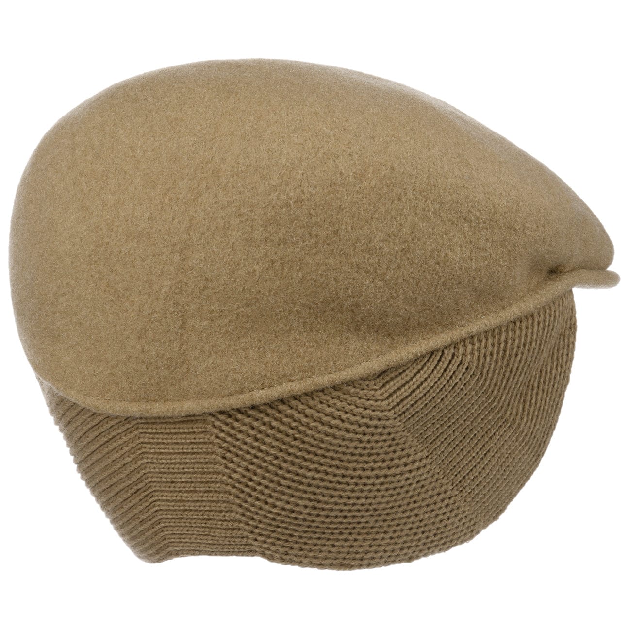 Kangol 504 Flat Cap with Ear Flaps - Winter Wool Hat for Men & Women - Perfect for Outdoor Activities, Hiking, and Cold Weather Fashion