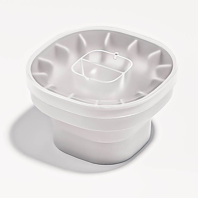 Collapsible Ice Bucket - Portable & Space-Saving Stainless Steel Ice Holder for Drinks, Cocktails, and Beverages - Perfect for Parties, BBQs, and Outdoor Gatherings